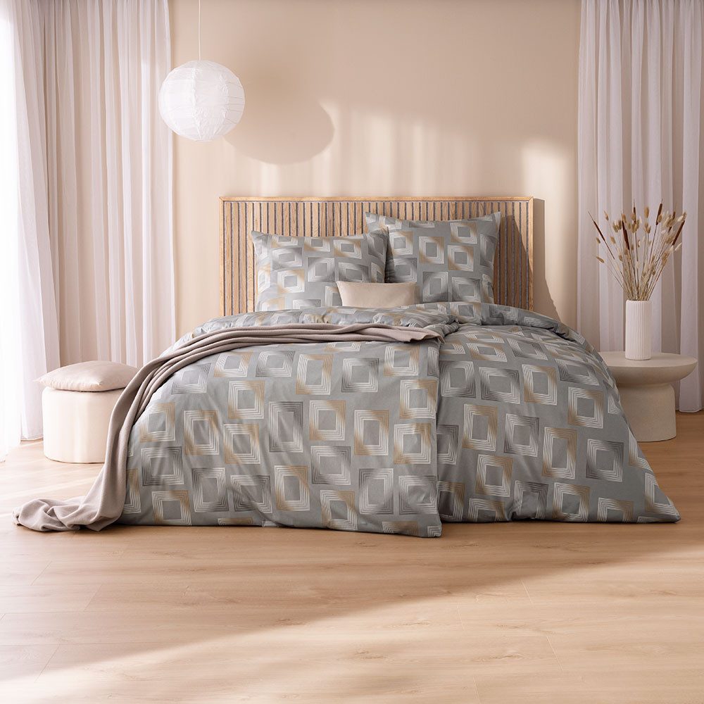 Estella Bettwäsche Heiko, Mako-Interlock-Jersey, 2 teilig, Luxuriöser Mako-Interlock-Jersey