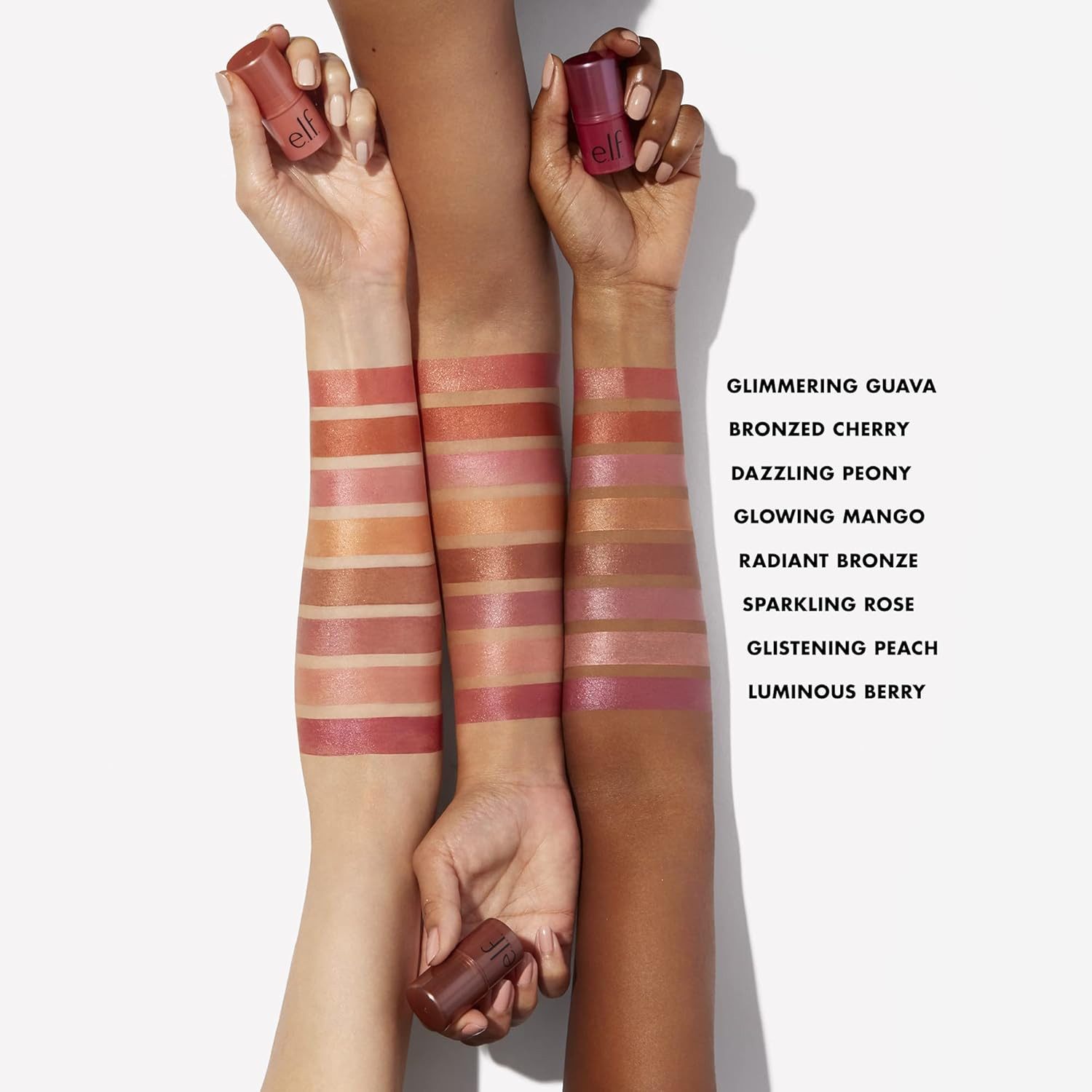 e.l.f Make-up Stick Monochromatic Multi Stick, Vielseitige Farbe für Gesicht, Augen & Lippen, Pflegender Feuchtigkeitsschub
