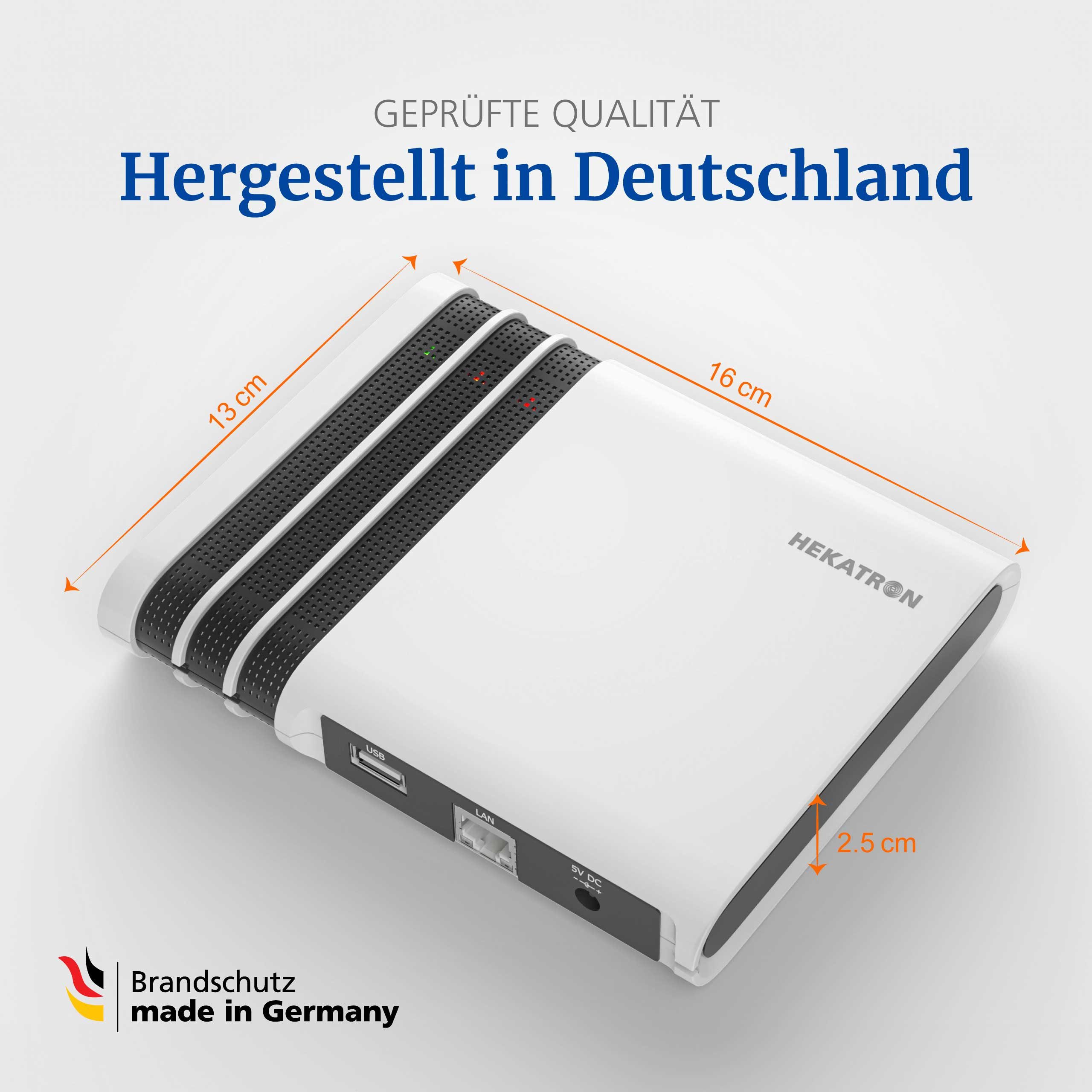 Hekatron Hekatron Genius Port – Funkgateway Rauchmelder (für Genius Plus X Funkvernetzung & Weiterleitung)