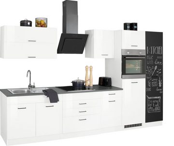 HELD MÖBEL Küchenzeile Trier, mit E-Geräten, Breite 340 cm