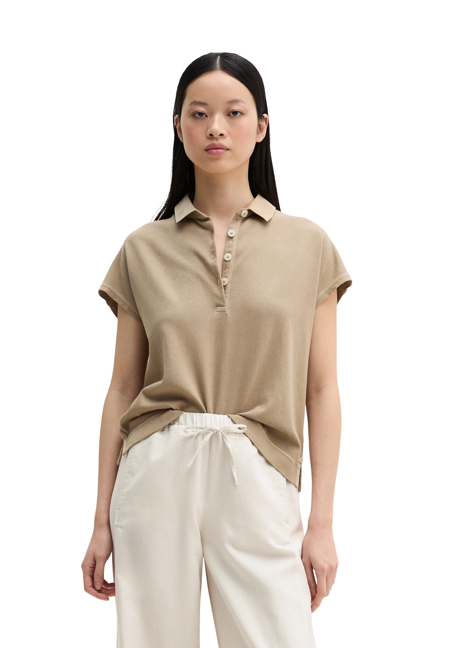 Marc O'Polo Poloshirt aus reiner Bio-Baumwolle