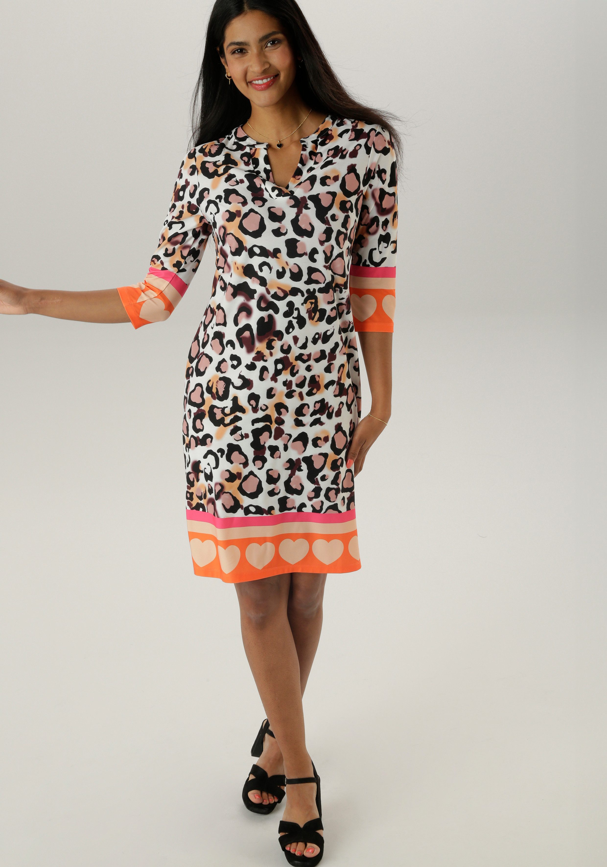 Aniston SELECTED Jerseykleid mit breit gestreifter günstig online kaufen