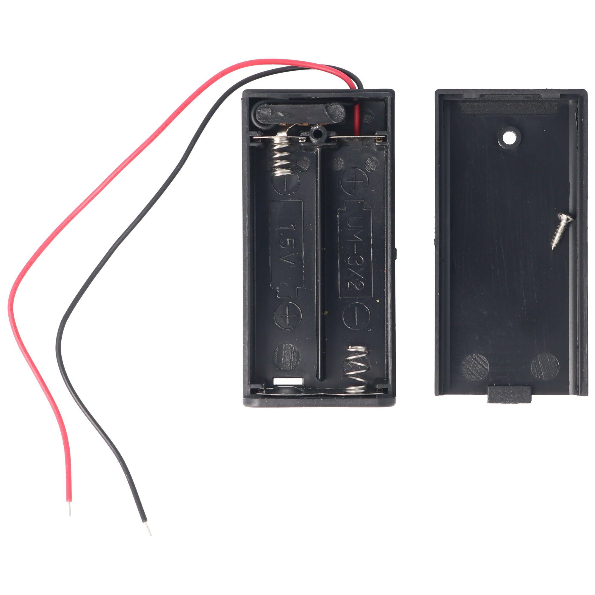 V) An/Aus Batterie für Batteriehalter Mignon AccuCell mit (3,0 2x Schalter LR6 Batterie, AA
