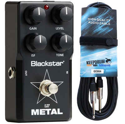 Blackstar E-Gitarre LT-Metal Effektpedal mit Gitarrenkabel 6m