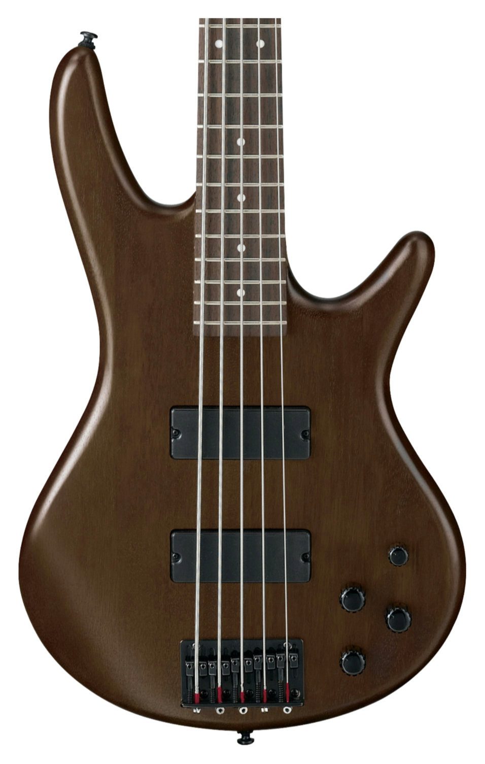 Ibanez E-Bass GIO GSR205B-WNF Walnut Flat, Soundgear, E-Bass, 5-Saiter Bass Phat II Equalizer