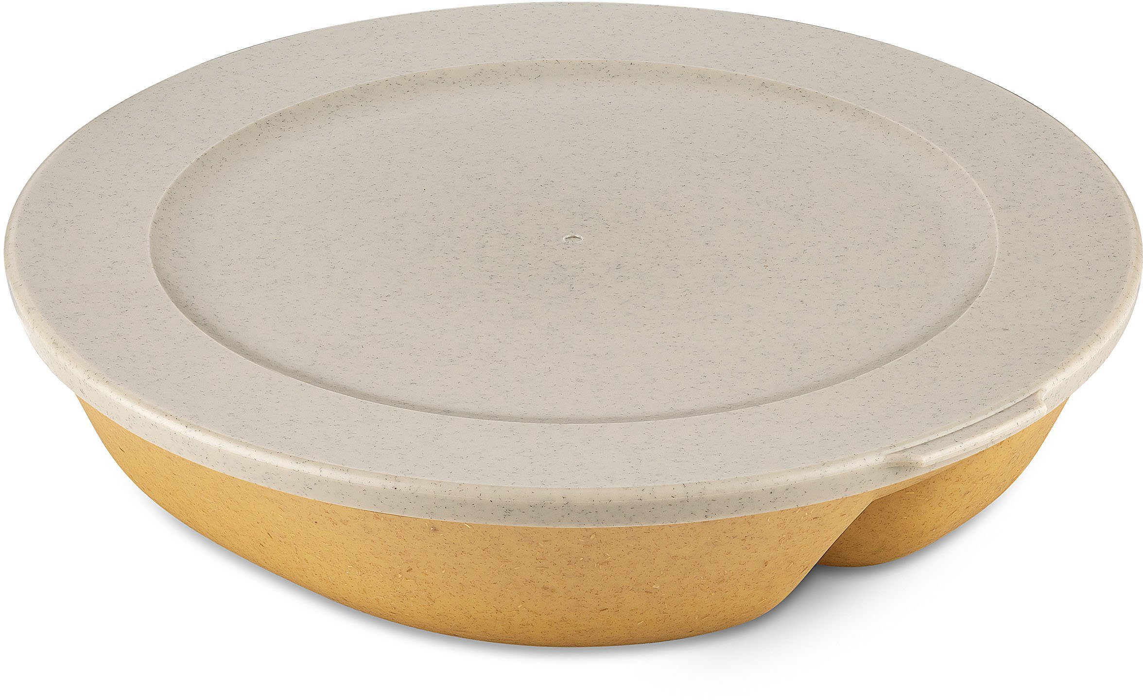 KOZIOL Mikrowellenteller CONNECT SEPAREE, recycelbar + aus biozirkulärem Material, 1,5 Liter