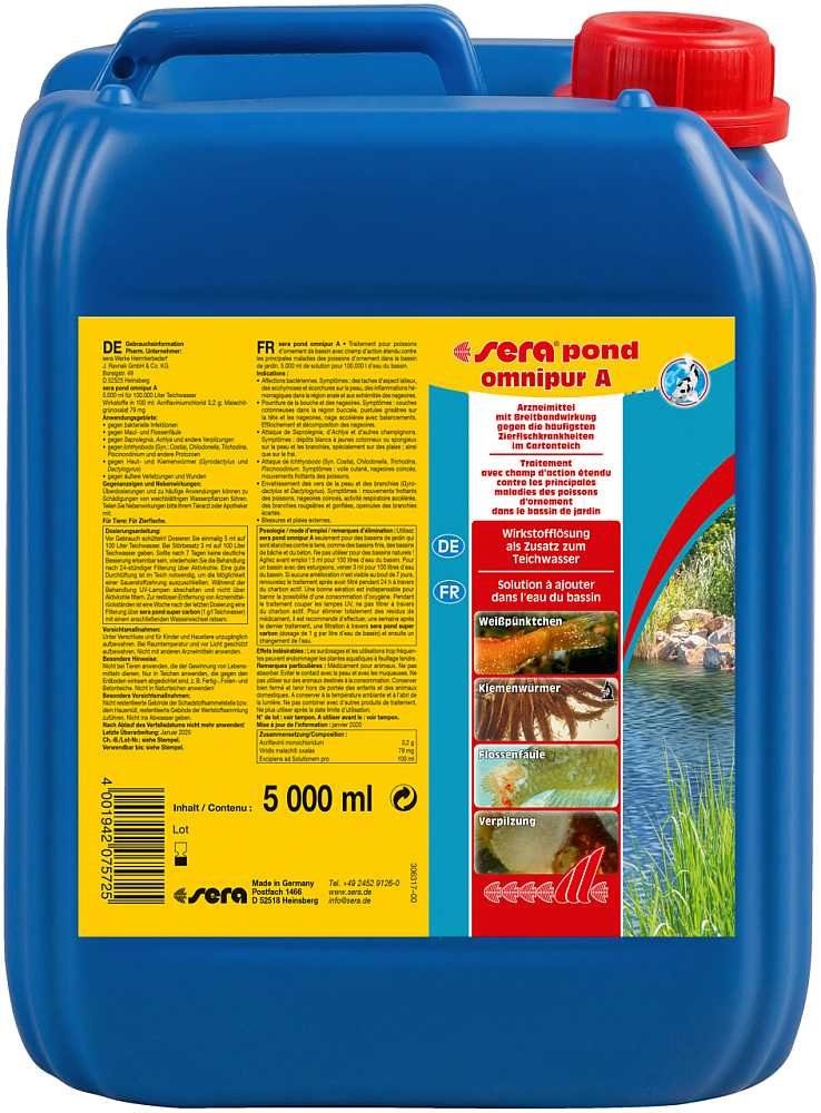 Sera Aquariumfilter sera pond omnipur A Breitbandmedikament für Teich 5