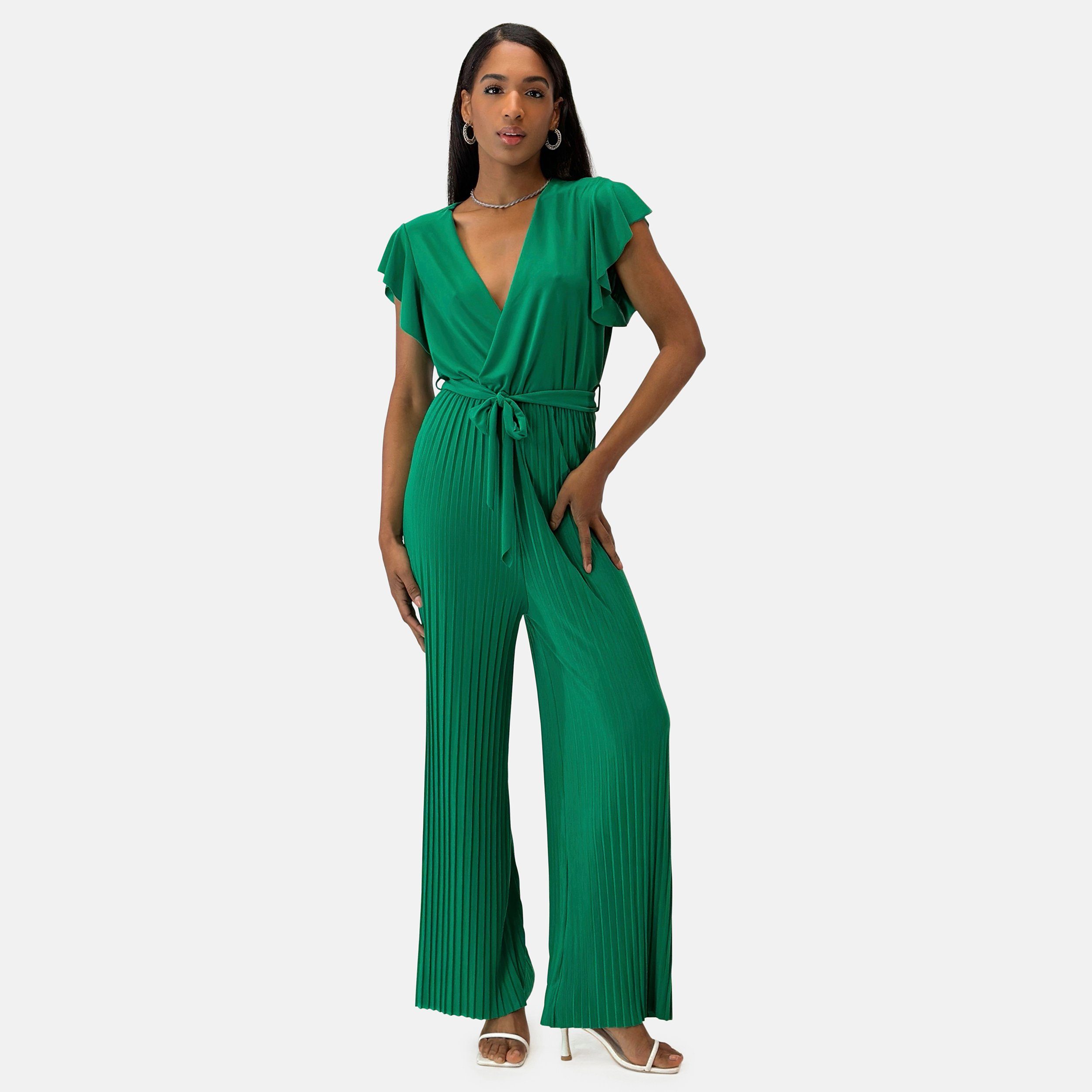 Elara Jumpsuit Elara Damen Jumpsuit V-Schnitt günstig online kaufen