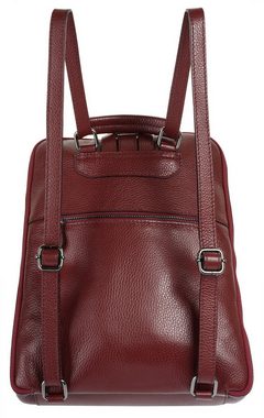 Cluty Cityrucksack, echt Leder, Made in Italy