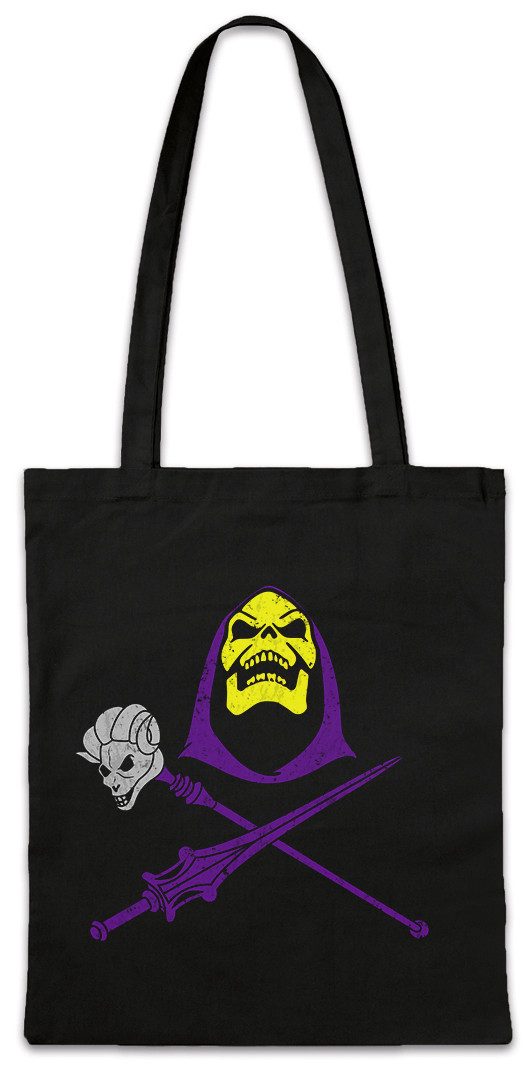 Beuteltasche Skeletor Skull & Weapons Stofftasche Masters Of Kult The Universe 80s