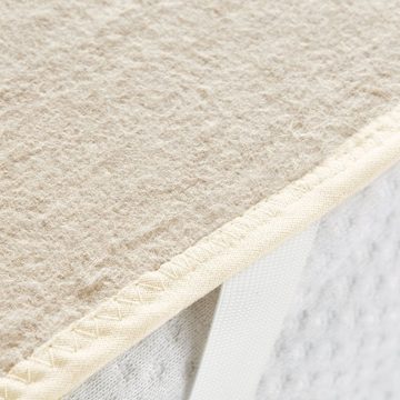 Matratzenschutzbezug Protect & Care Dormisette, Matratzenauflage aus Baumwolle und Leinen