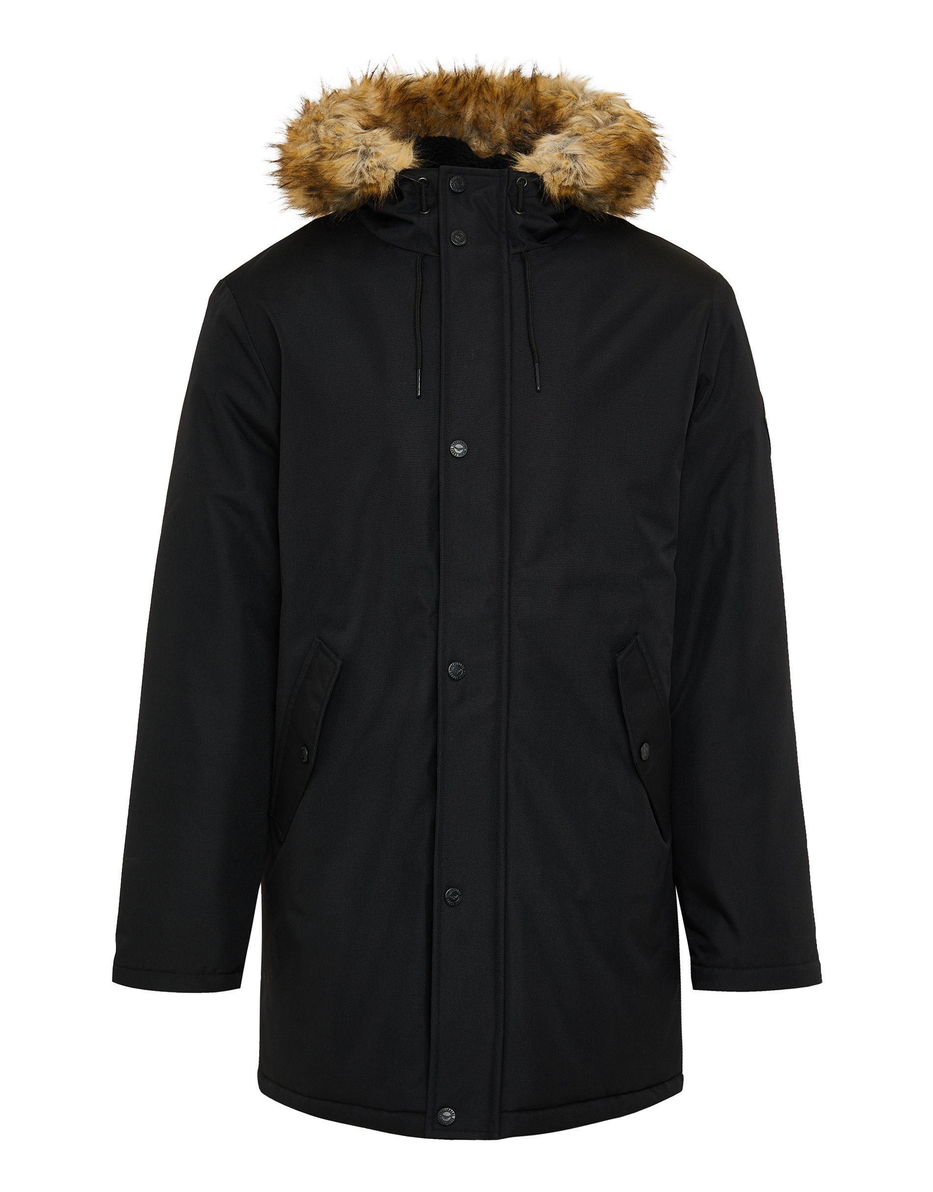 schwarz Threadbare (GRS) Jacket Black- THB Standard Global Clarkston Winterjacke Recycled zertifiziert