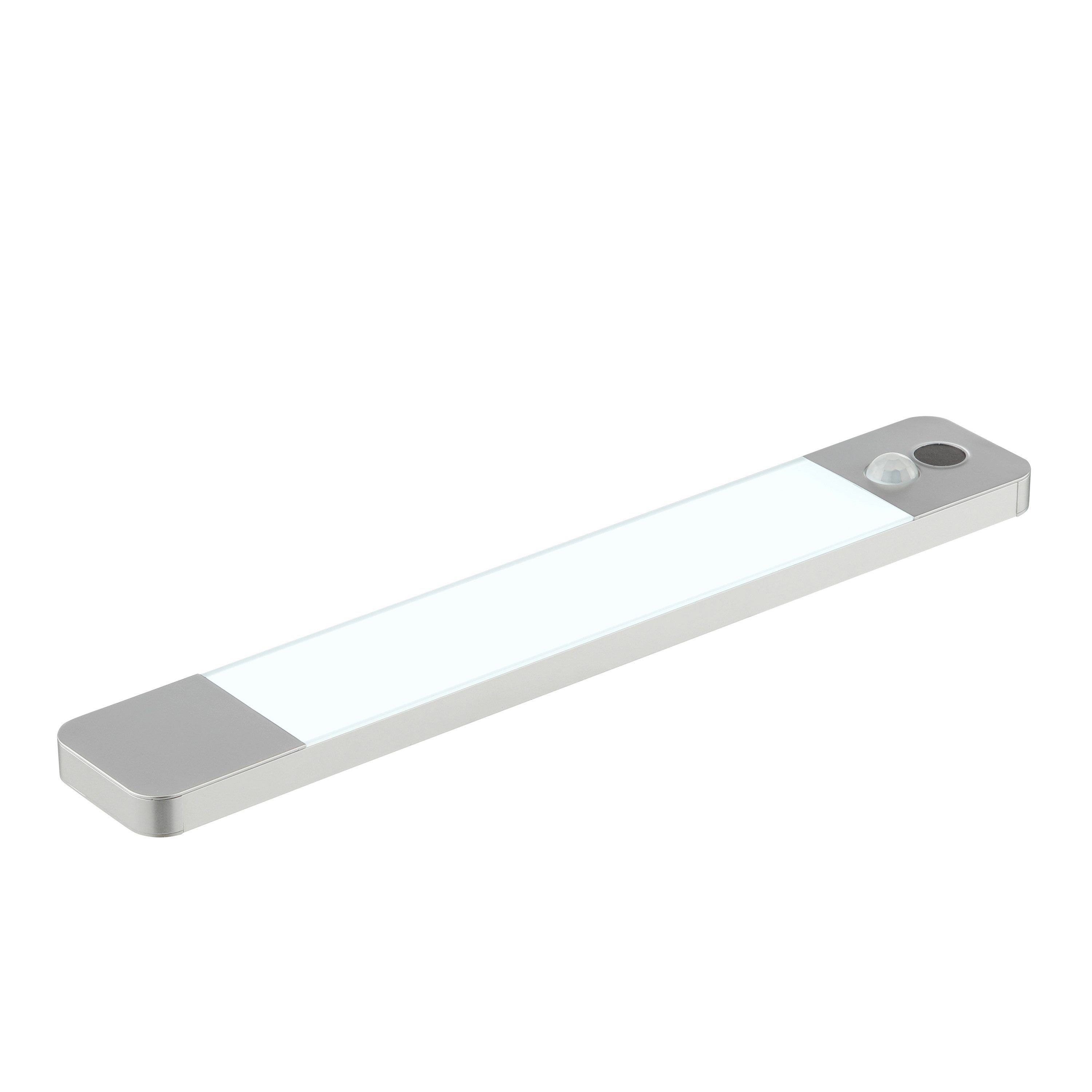 Hanseatic LED Unterbauleuchte LUBLUGHK223, Bewegungsmelder, Dimmfunktion, Ein-/Ausschalter, Sensorschalter, LED fest integriert, Neutralweiß, 25 cm, 150 lm, Akkubetrieb, Bewegungsmelder, dimmbar, 4000 K