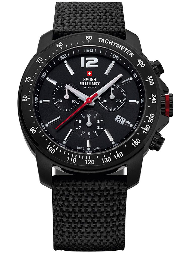 Swiss Military by Chrono Quarzuhr Swiss Military SM34033.06 Chronograph Herrenuhr 42mm 10ATM Swiss Military SM34033.06 Chronograph Herrenuhr 42mm 10ATM
