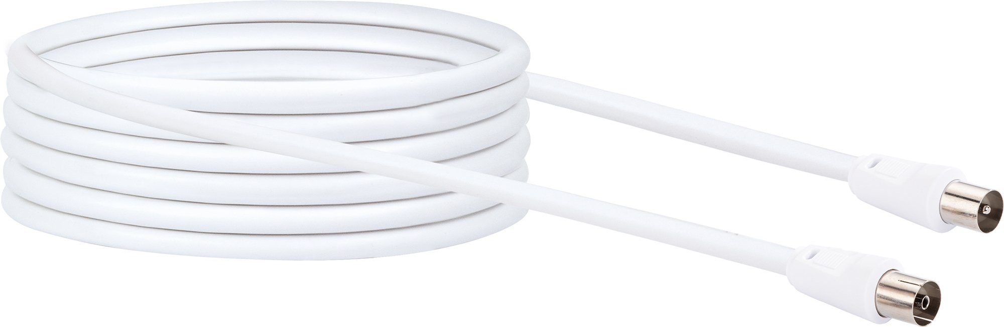 Schwaiger KVK75A 052 SAT-Kabel, IEC 2-fach (750 cm), Stecker, geschirmt