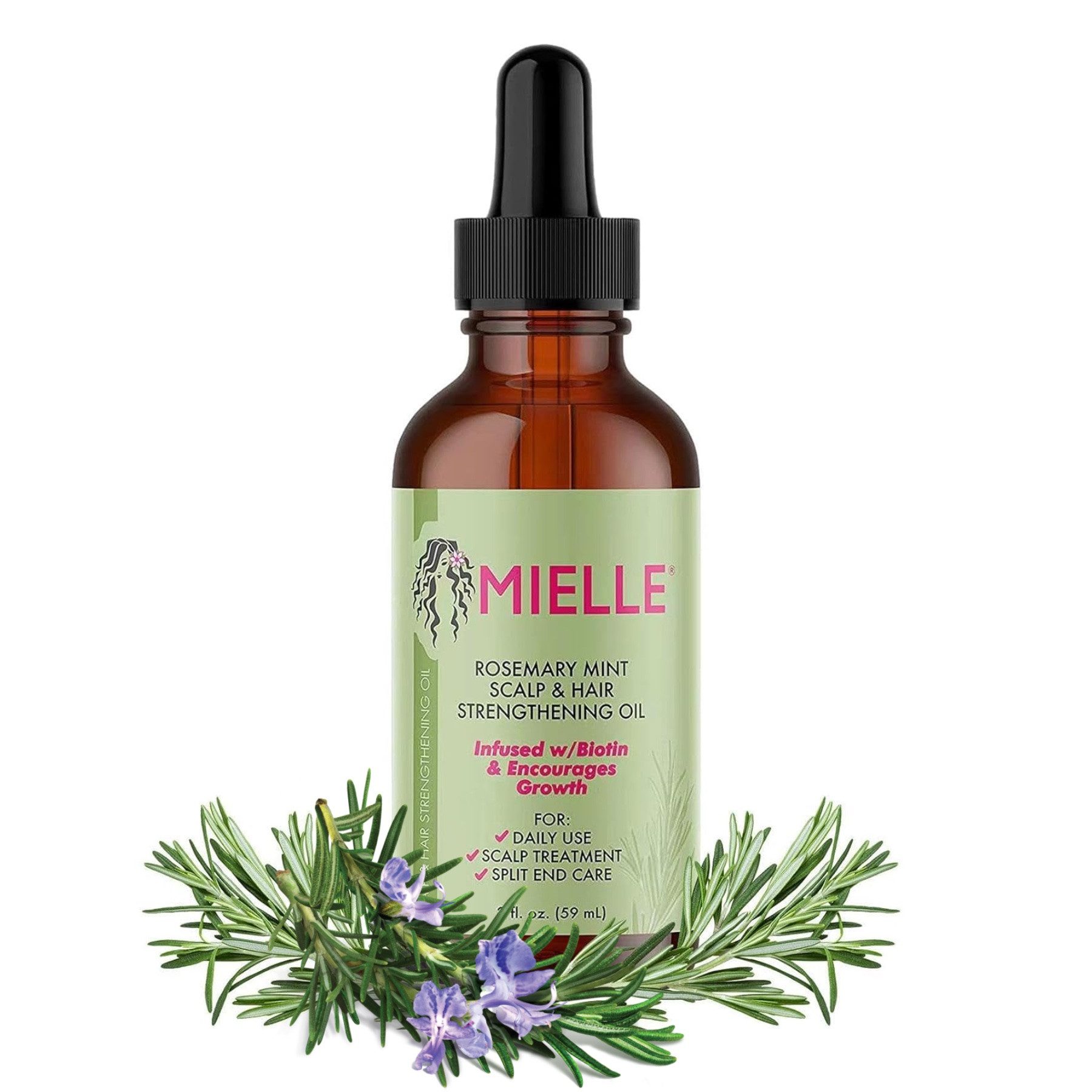 Mielle Organics Haaröl Rosmarinöl Ätherisches Öl Haarwachstum Уход за волосами Hautpflege MIELLE, 1-tlg.