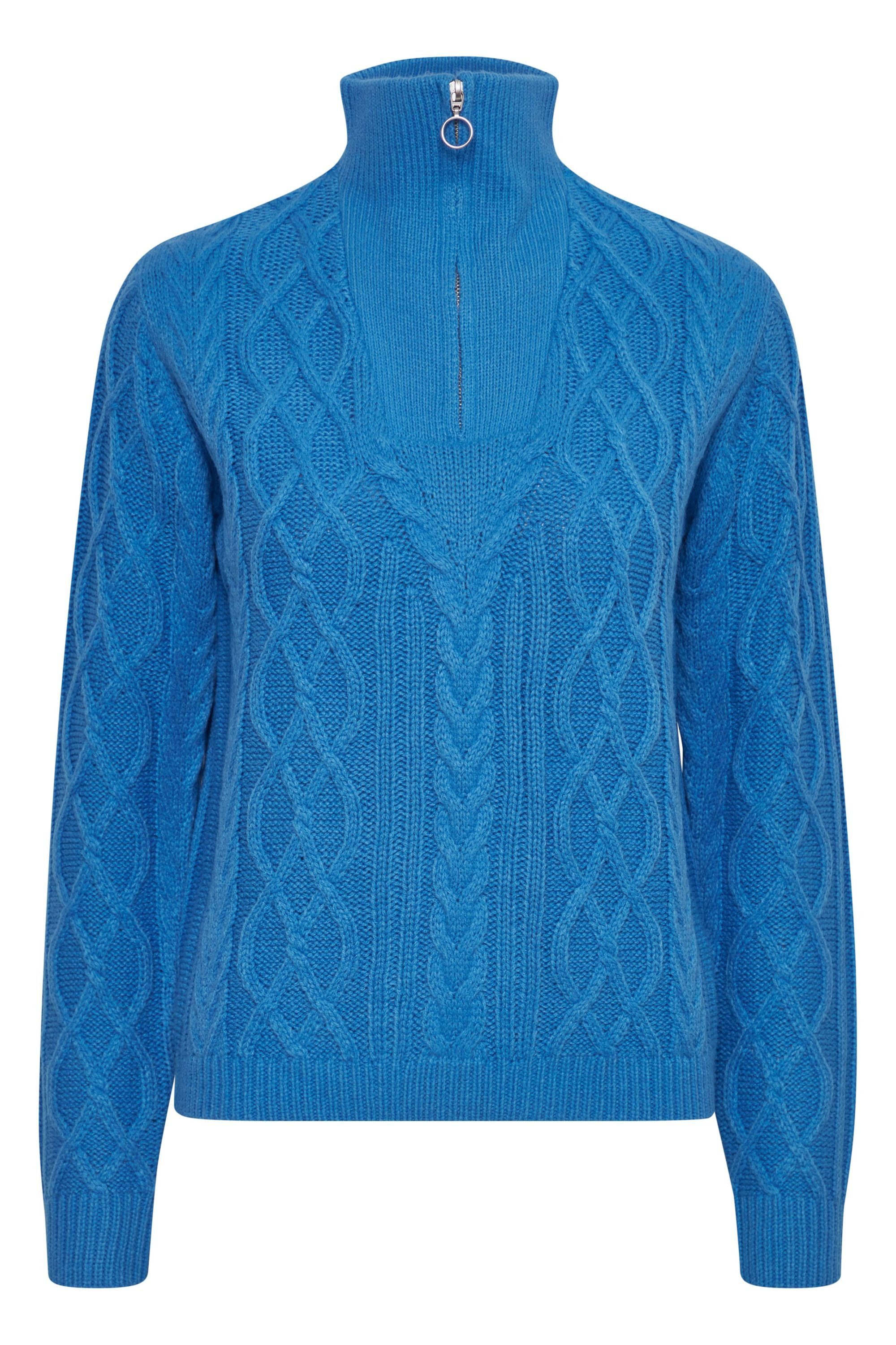 BYOTINKA CABLE 20811892 French b.young Blue - Strickpullover (184140)