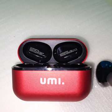 UMI W5s-Bluetooth 5.2-IPX7 Kabellose ür iPhone Samsung, Huawei In-Ear-Kopfhörer (Schnelles Laden in nur einer Stunde für eine kontinuierliche Nutzung, mit Patentiertem Intelligenten Metall-Ladeetui)
