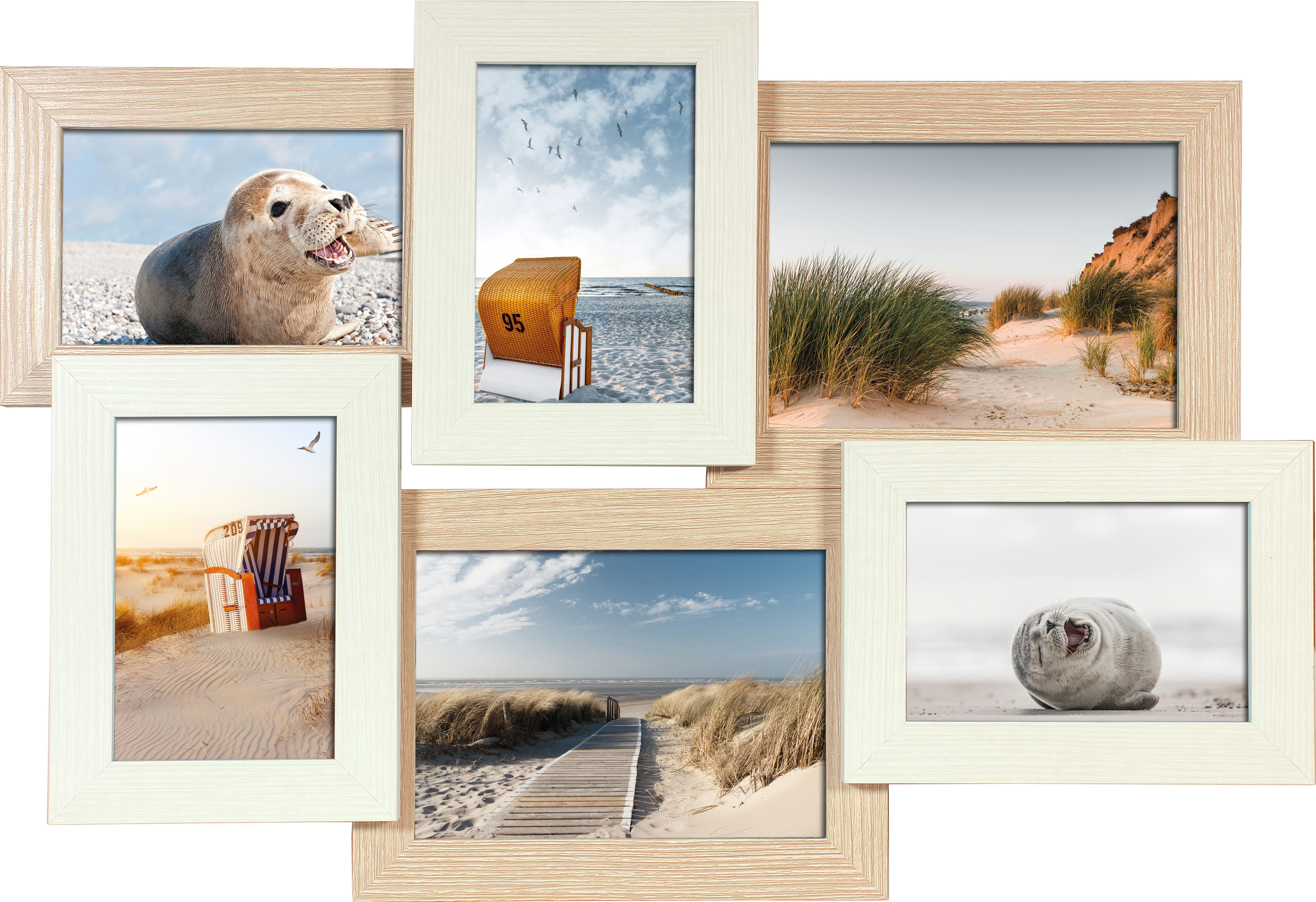 Wackadoo Living Bilderrahmen Collage für 6 günstig online kaufen