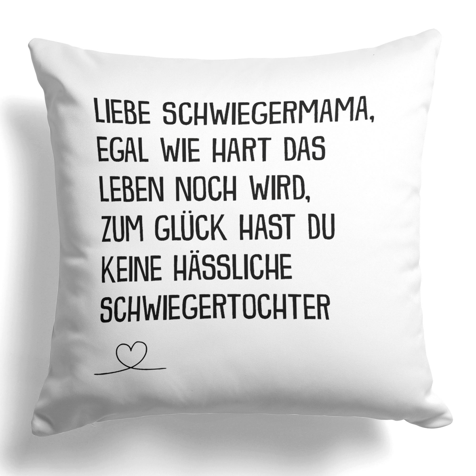 22Feels Dekokissen Schwiegermama Geschenk von Braut Hochzeit