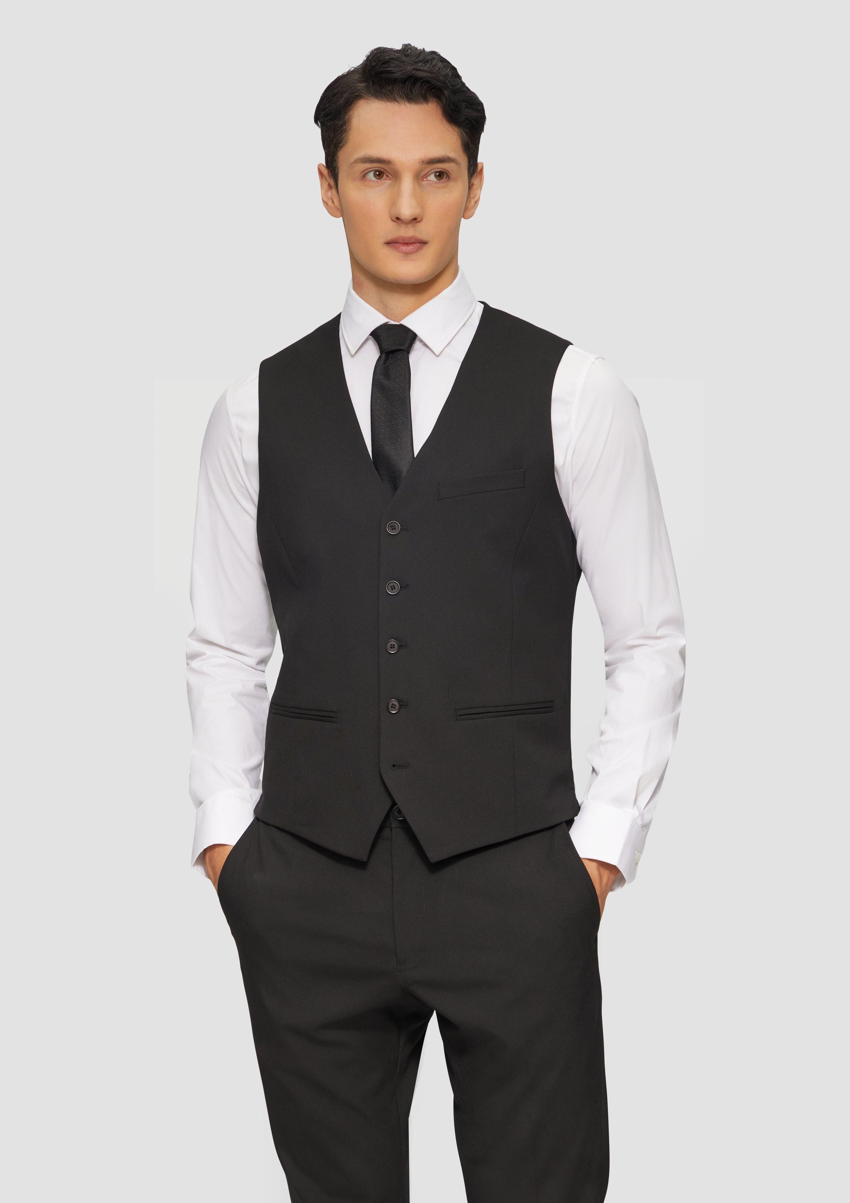 s.Oliver BLACK LABEL Anzugweste s.O PURE: günstig online kaufen