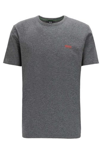 BOSS T-Shirt »Hugo Boss Shirt mit Logo Print« mit Kontrast Detail