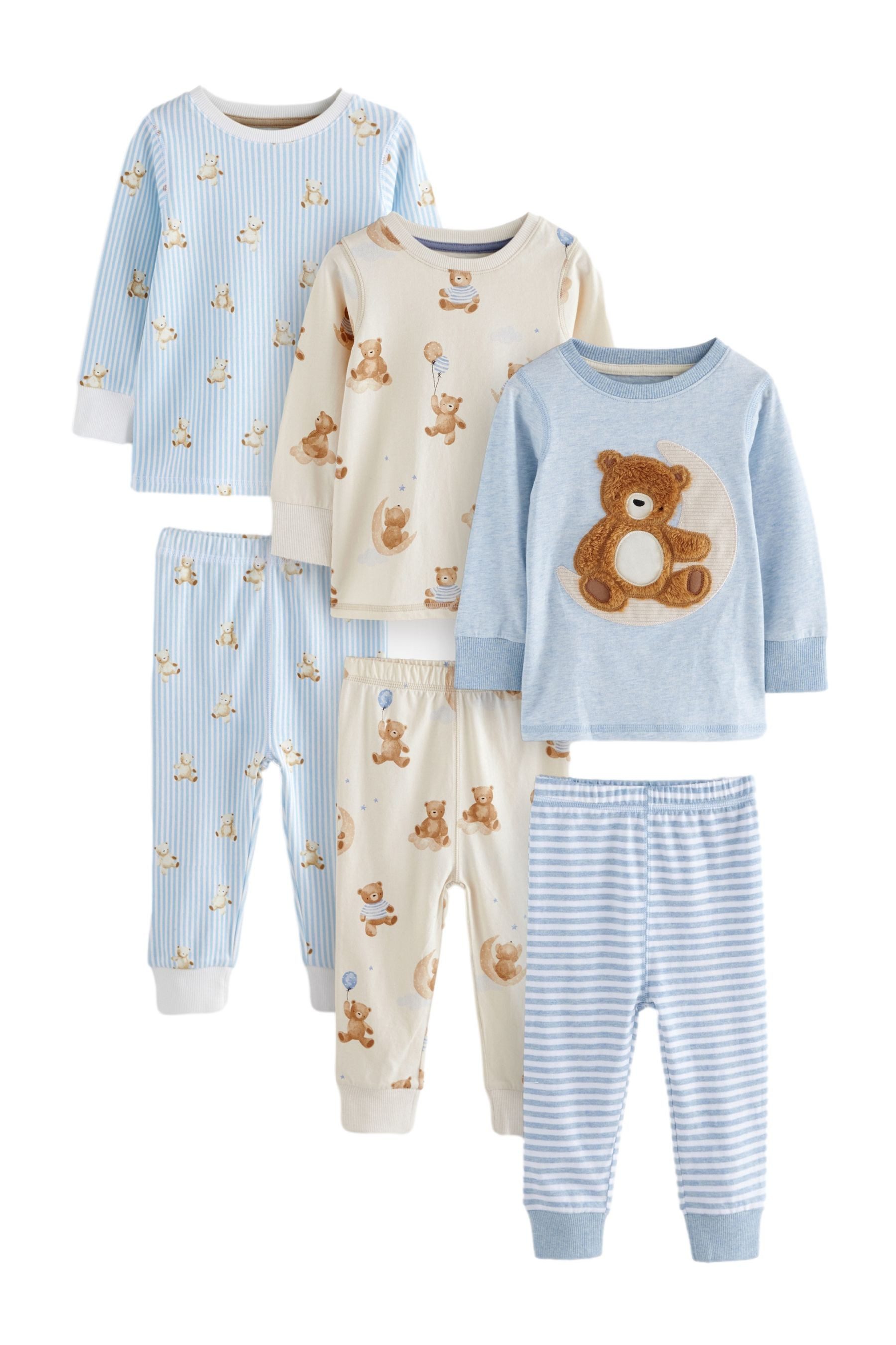 Next Pyjama 3er-Pack Snuggle Schlafanzüge (6 günstig online kaufen