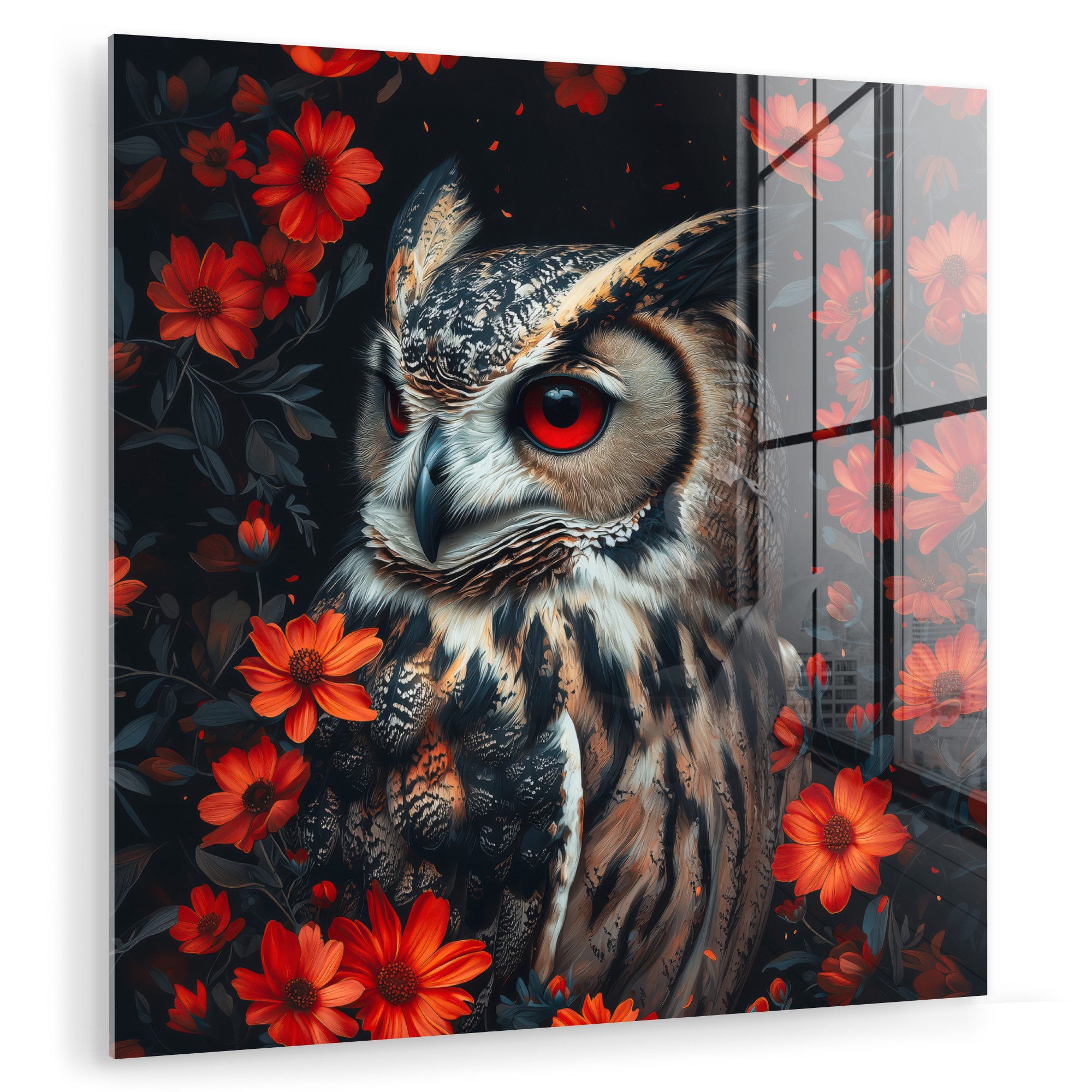 MuchoWow Acrylglasbild Eule - Waldtiere - günstig online kaufen