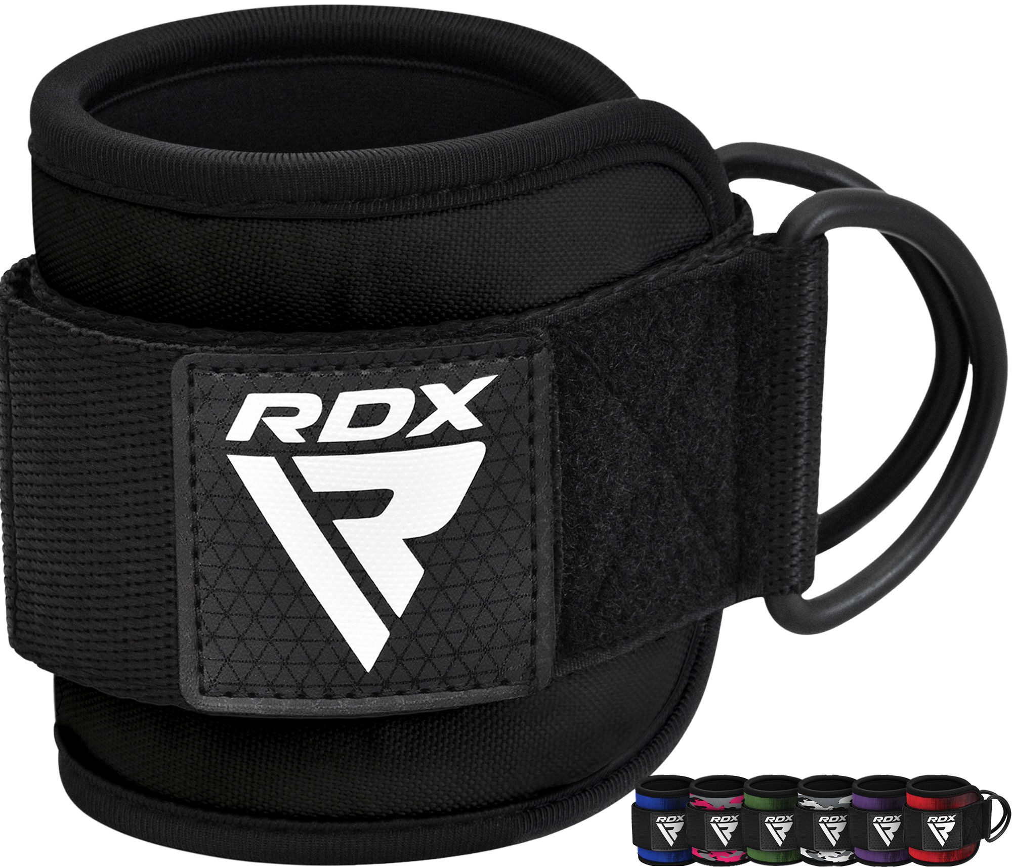 RDX Sprunggelenkorthese RDX Fußschlaufen Cable Pull gepolstert mit 2 D-Ring - Knöchelschlaufen