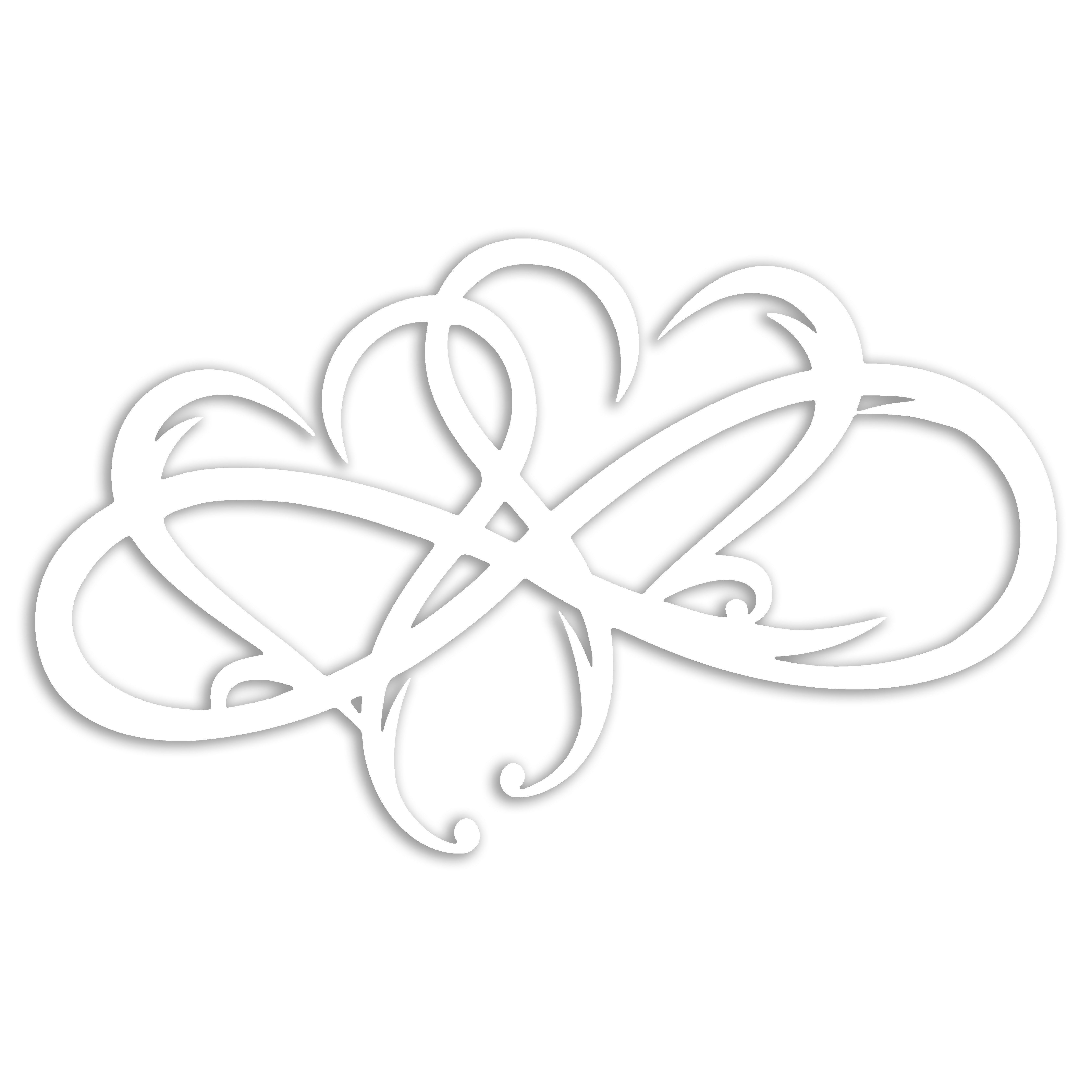 Jumpeak Wanddekoobjekt Herzen-Wanddeko,herzförmige Metalldekoration,silberhochzeit geschenk (Unendliche Herzen, deko weihnachten,abstrakte Linien), Deko Wohnzimmer,Wand Deko schwarz,Zimmer Deko aesthetic,Doppelherz