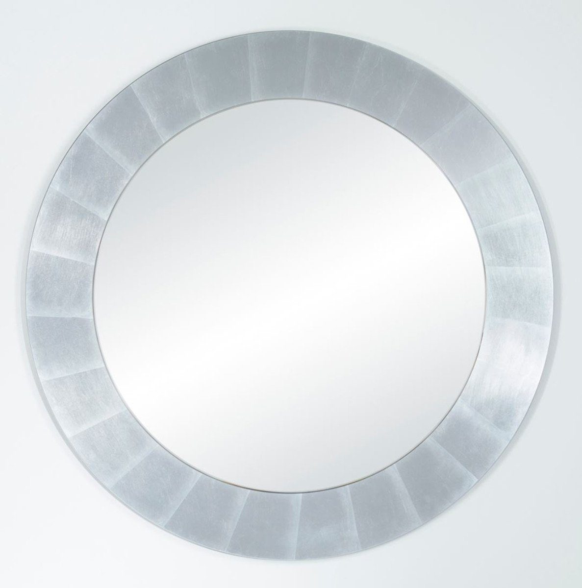 Wohnzimmer Silber Spiegel Spiegel 110 Kollektion Casa - cm Padrino Luxus Ø