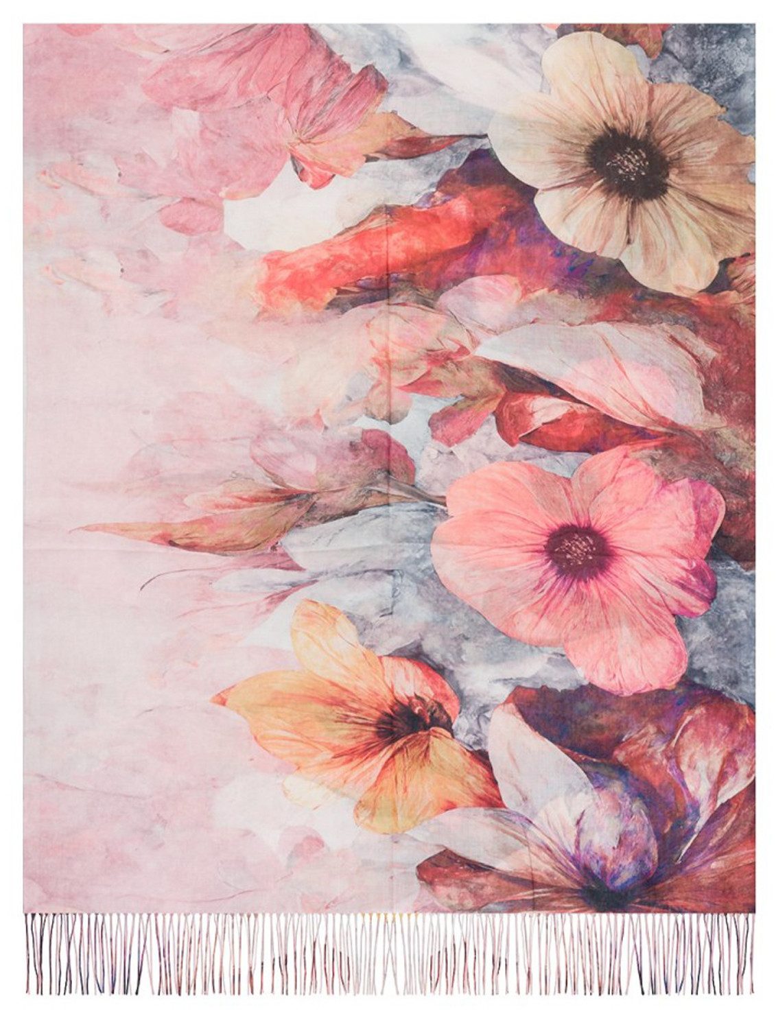 chic4home Schal Color Flow, (1-St. 1-teilig), sommerlicher Damen Schal mit buntem Muster