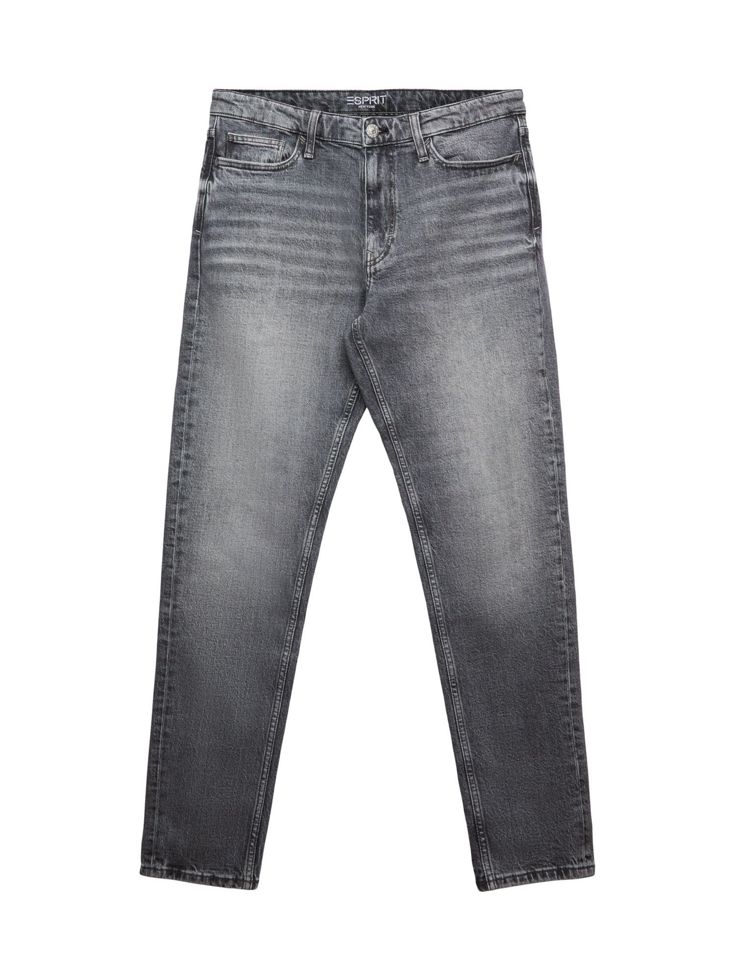 Esprit Tapered-fit-Jeans Gerade, konische Jeans mit mittelhohem Bund, Etwas  weiter am Oberschenkel, nach unten hin schmaler und dann gerade