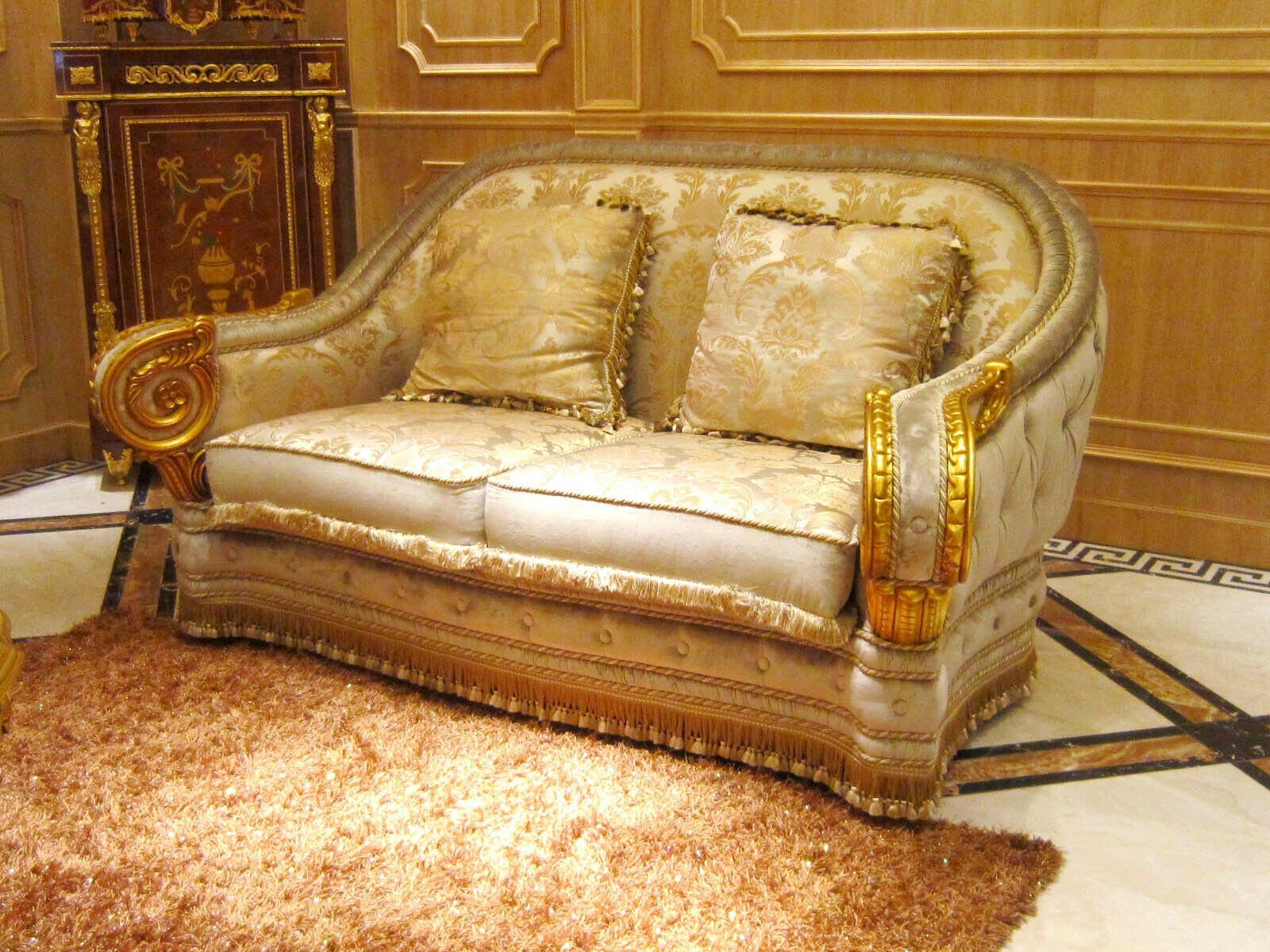 Stil JVmoebel Klassische Couch Sofa Sofa, 3+2+1 Rokoko Barock Antik Sofagarnitur