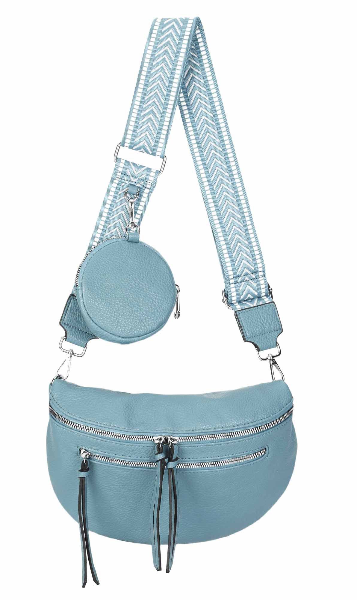 ITALYSHOP24 Bauchtasche Damen Brusttasche Schultertasche CrossBody günstig online kaufen