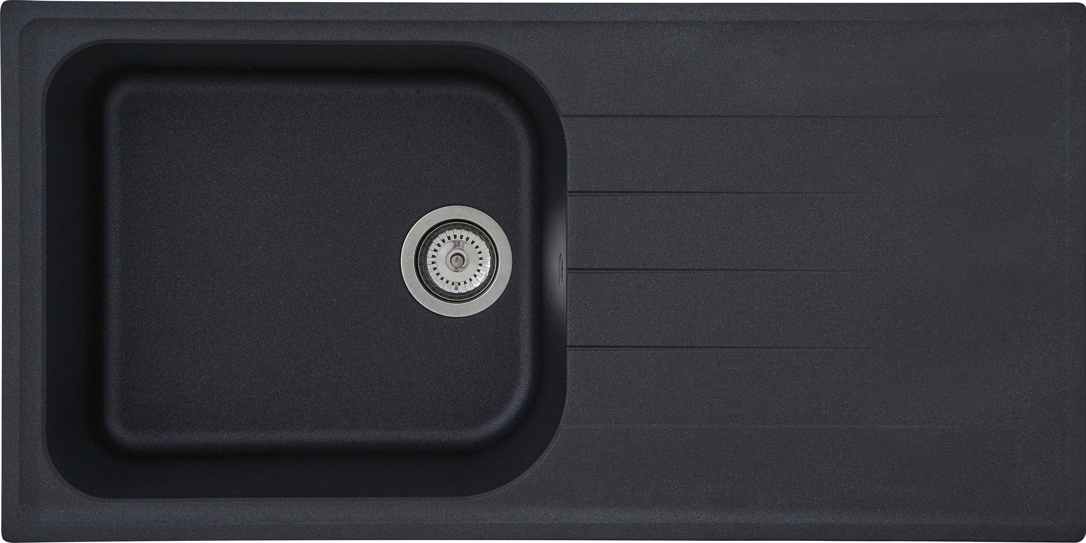 RESPEKTA Einbauspüle ORLANDO100X50G, eckig, 100/50 cm