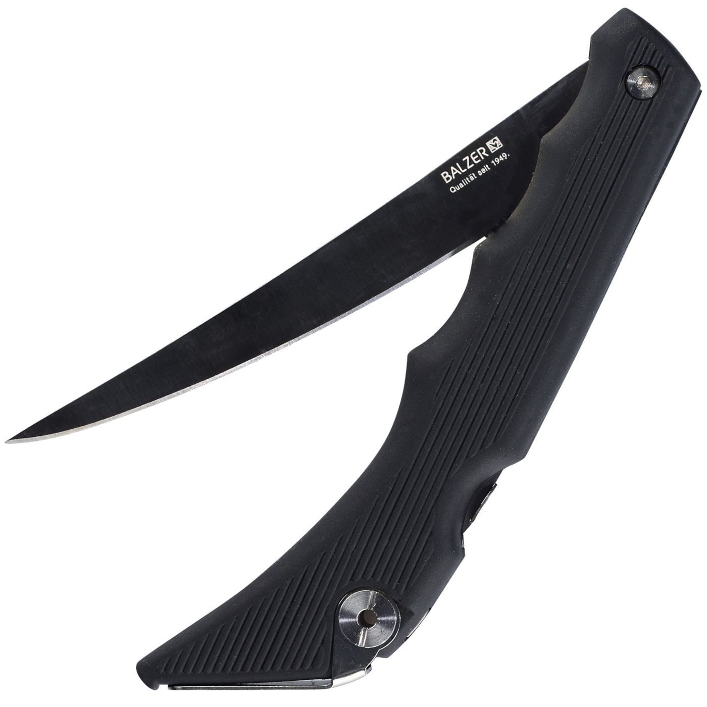 Balzer Hakenschärfer Balzer Klapp-Filetiermesser mit Ausschaber 15cm Klinge - Klappmesser