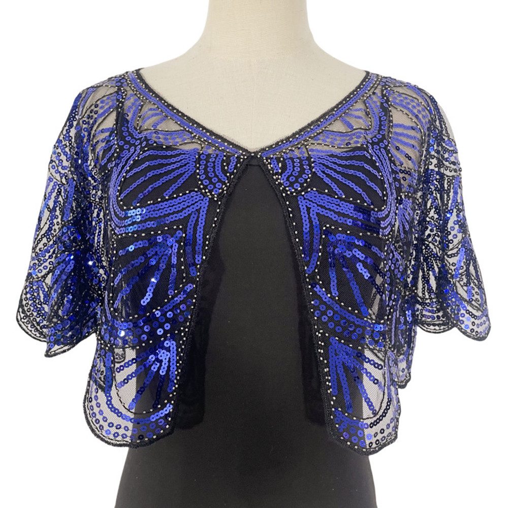 Zaewry Modeschal Retro Schal Umschlagtücher für Abendkleider Stola, für Hochzeit Party Gatsby Kostüm Accessoires