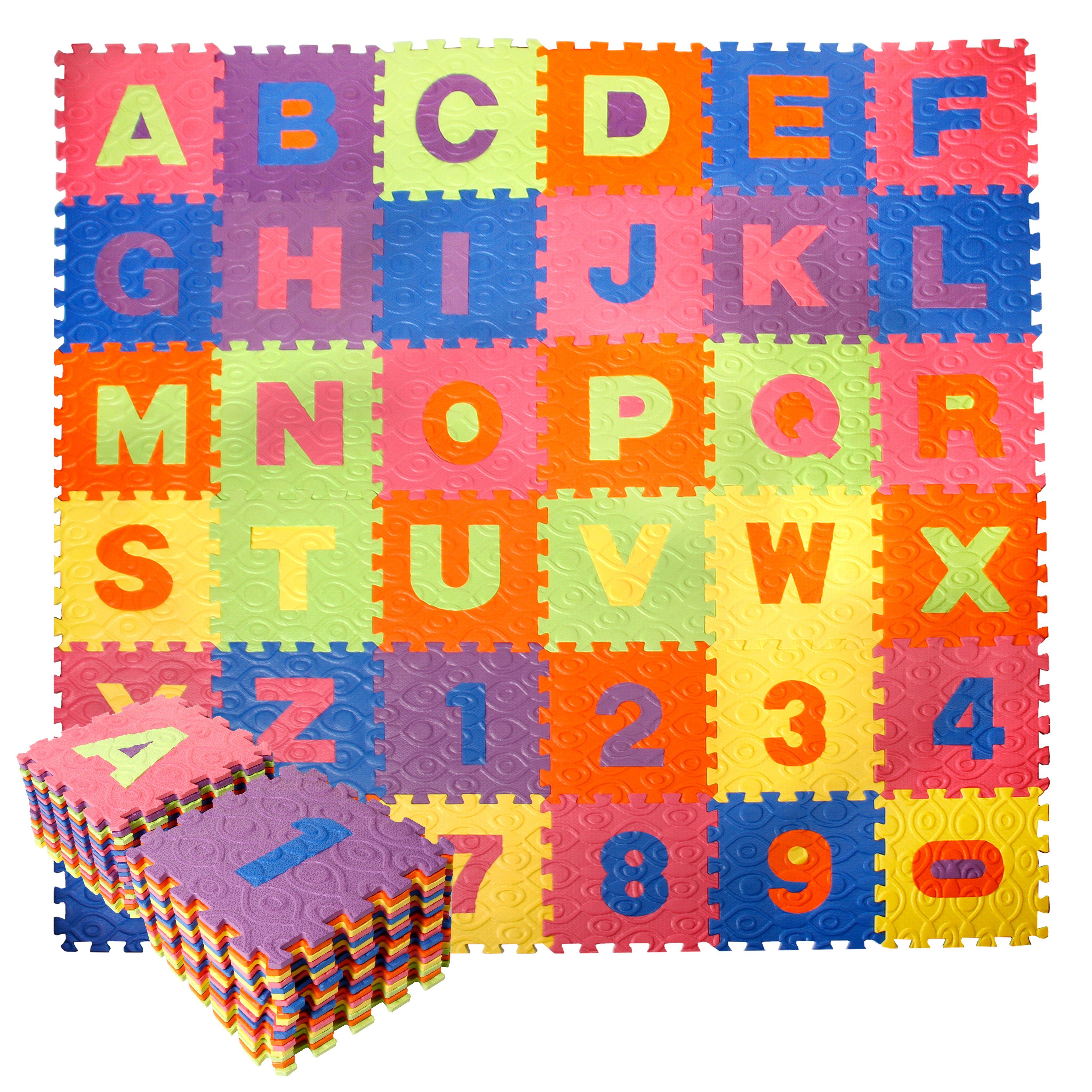 CCLIFE Puzzlematte Puzzlematte EVA wasserdicht Spielmatte Kinderteppich, (Puzzlematte)