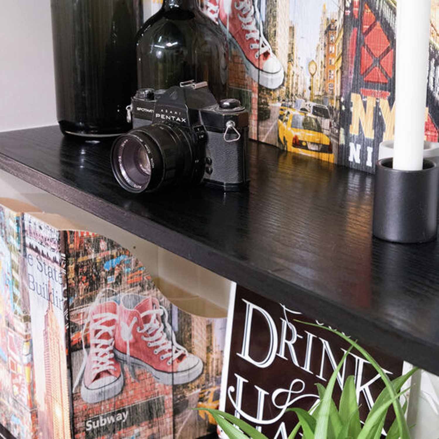 d-c-fix Möbelfolie Blackwood - selbstklebende Dekofolie Holzoptik Klebefolie Möbel Küche, Designfolie - abwaschbar, zuschneidbar und rückstandslos entfernbar – Bild 2 von 4