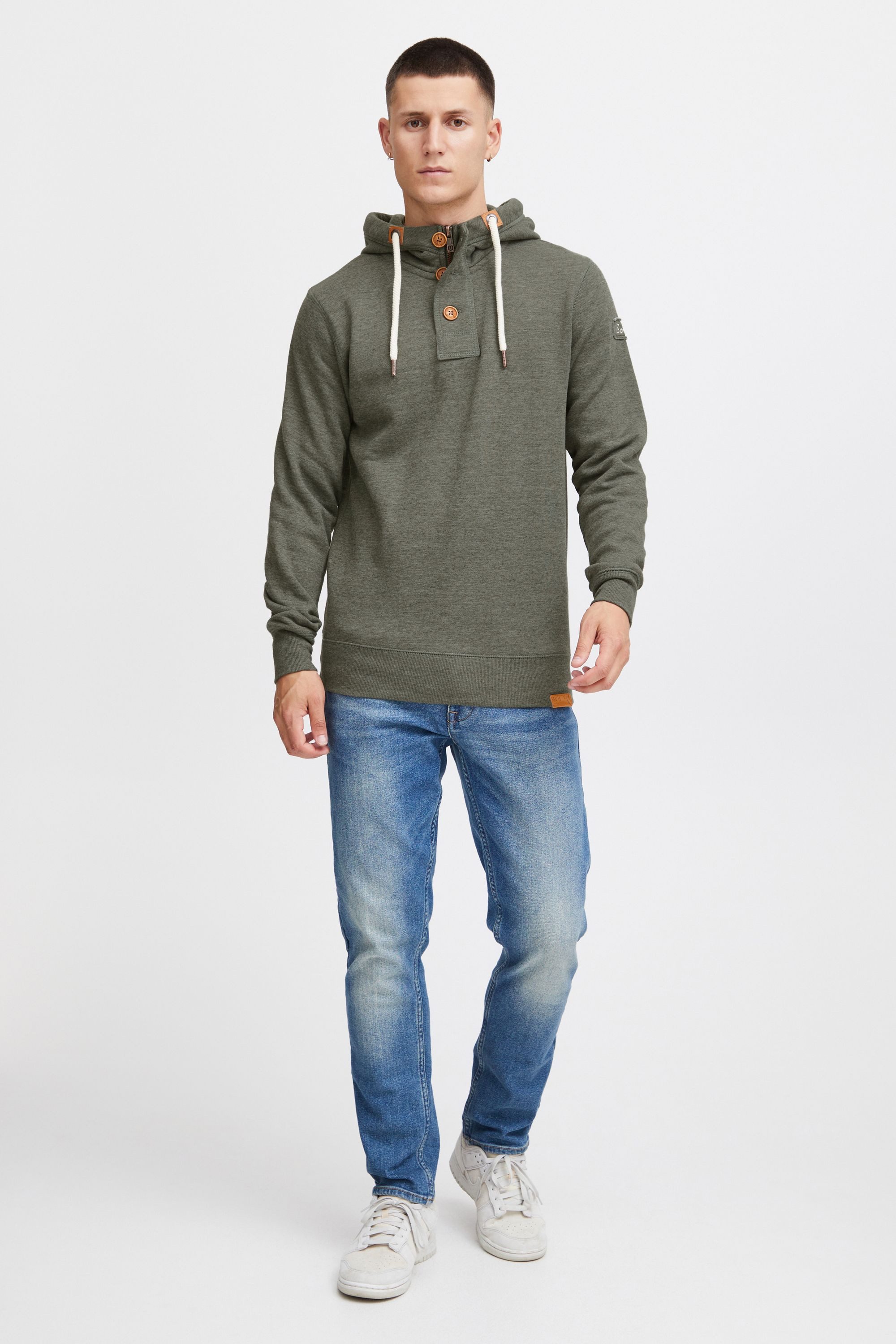 !Solid Hoodie SDTripStrip Kapuzensweatshirt mit Knopfleiste günstig online kaufen