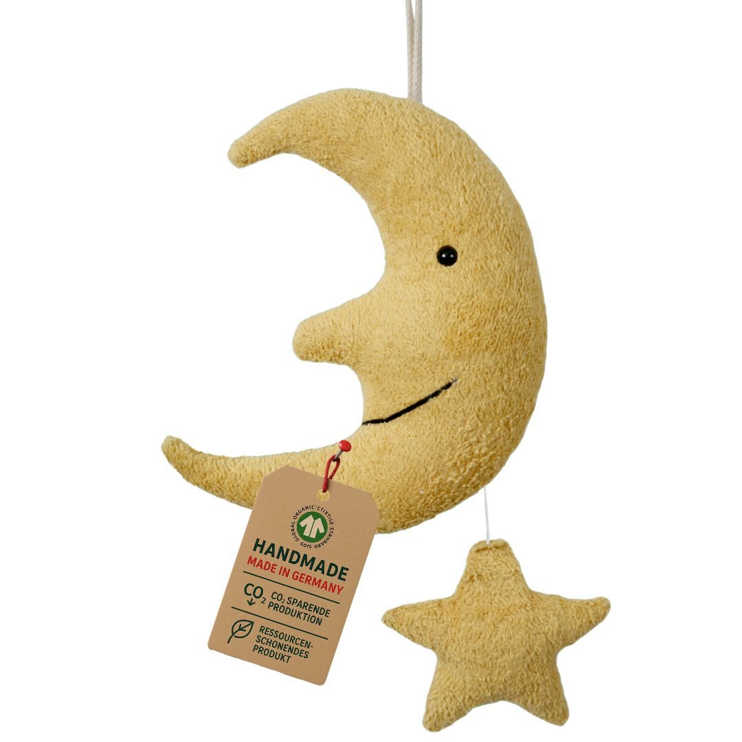 EFIE Spieluhr EFIE Spieluhr Mond mit Stern, Bio-Baumwolle, 34 cm, Made in Germany