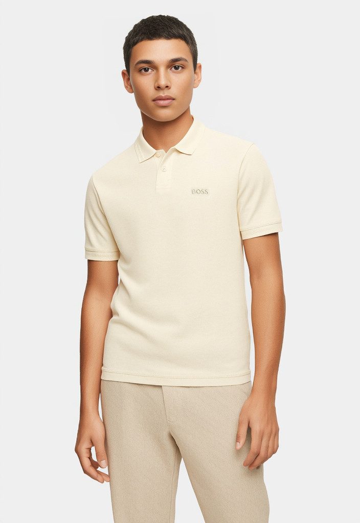 BOSS ORANGE Poloshirt Pe Interlock aus Baumwoll-Piqué mit Logo-Print Regula günstig online kaufen