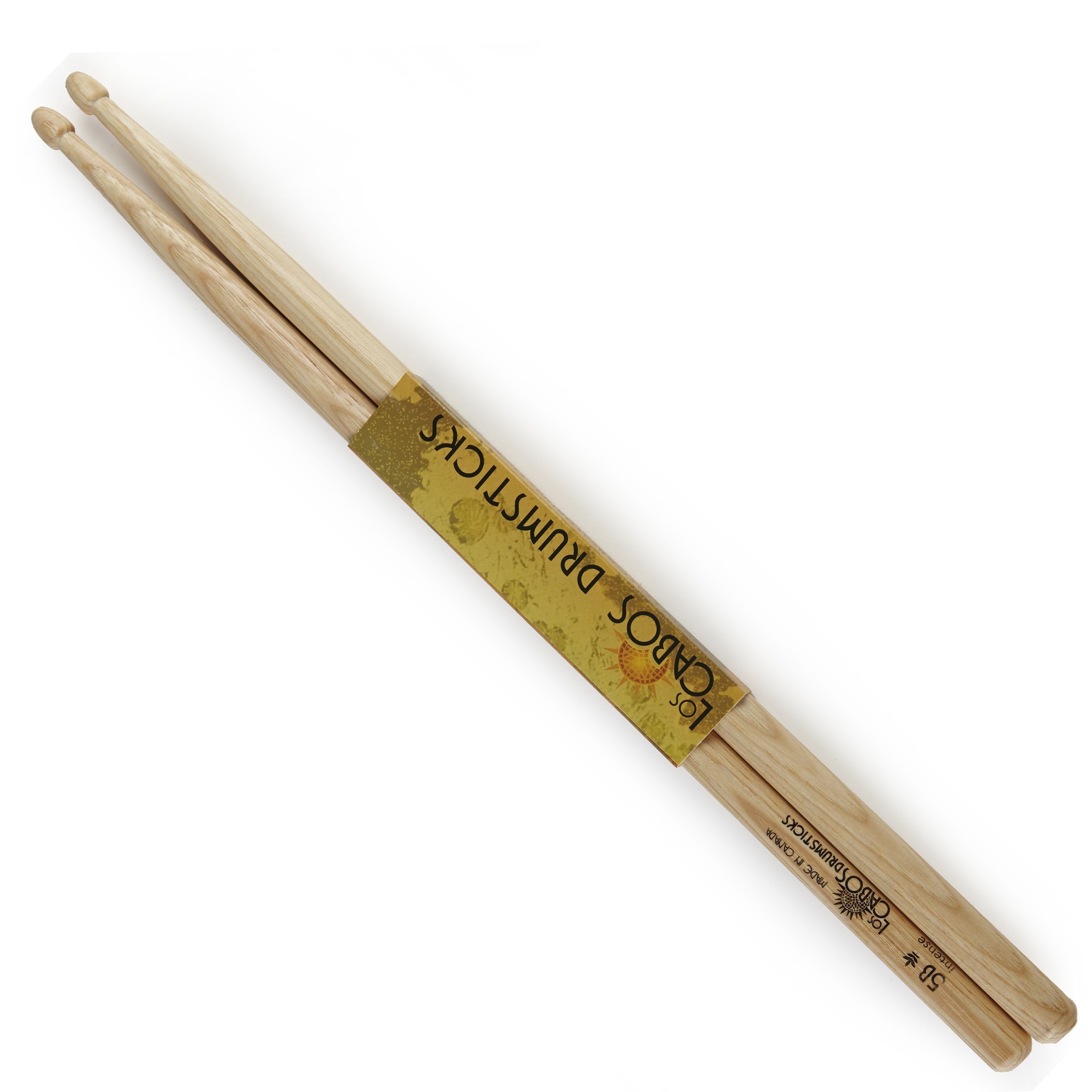 Los Cabos Drumsticks (5B White Hickory Intense Sticks, Sticks, Beater und Mallets, Drumsticks Holztip), 5B White Hickory Intense Sticks - Drumsticks