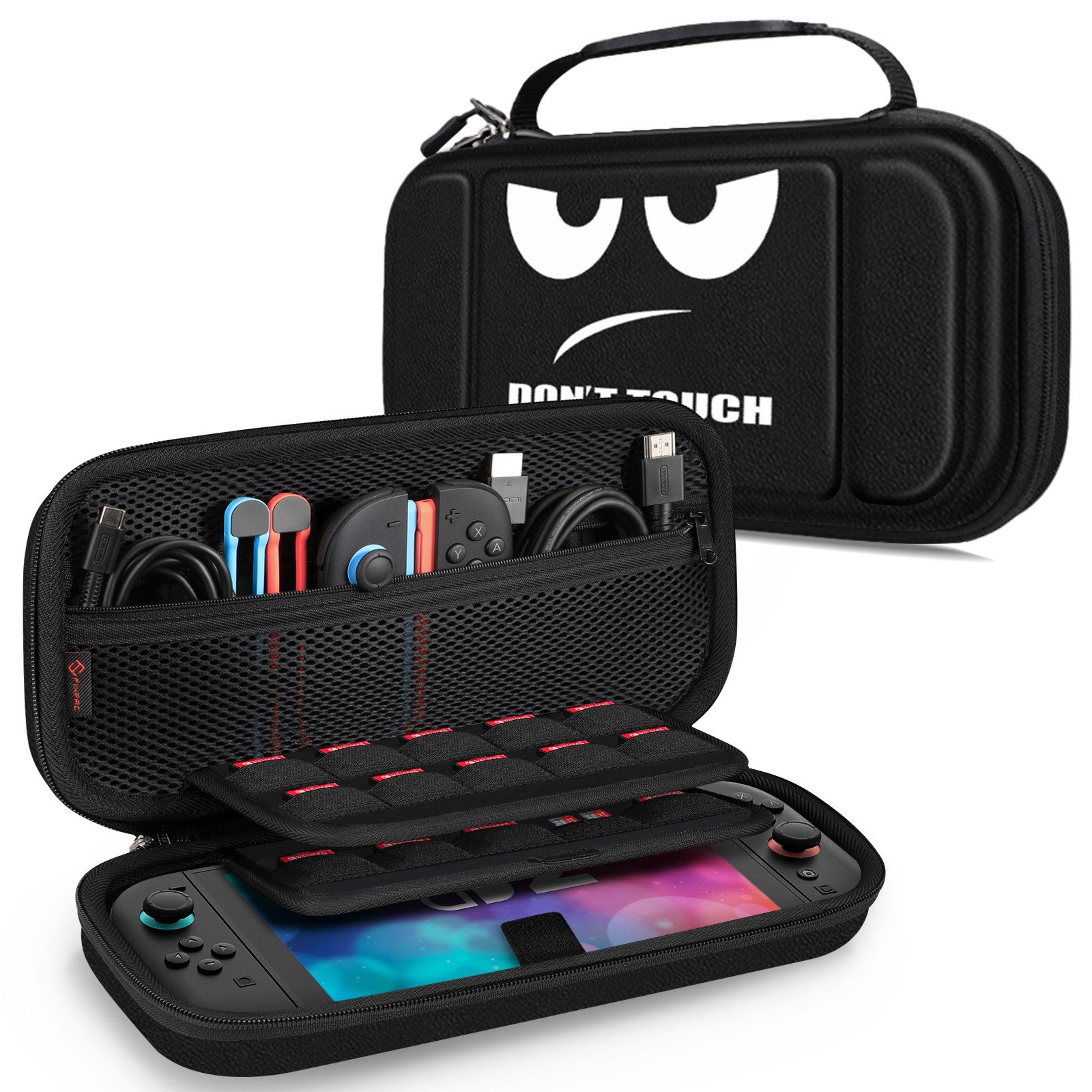 Fintie Nintendo-Schutzhülle Tasche für Nintendo Switch 2(2025 Modell) - Tragetasche, mit 20 Spielkartenhaltern und Haltegurt für Switch Konsole und Zubehör