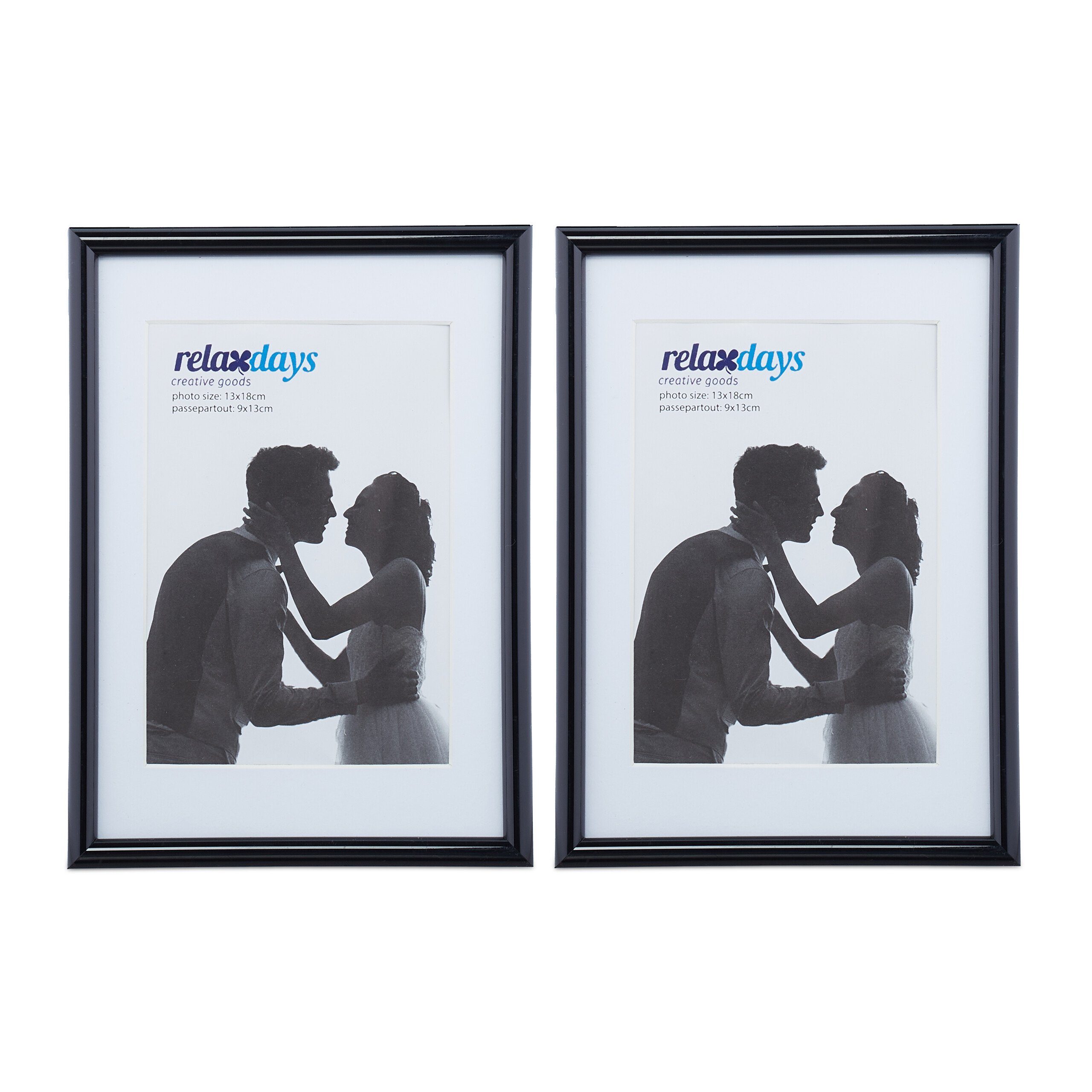 relaxdays Bilderrahmen 2er Set 13 x günstig online kaufen