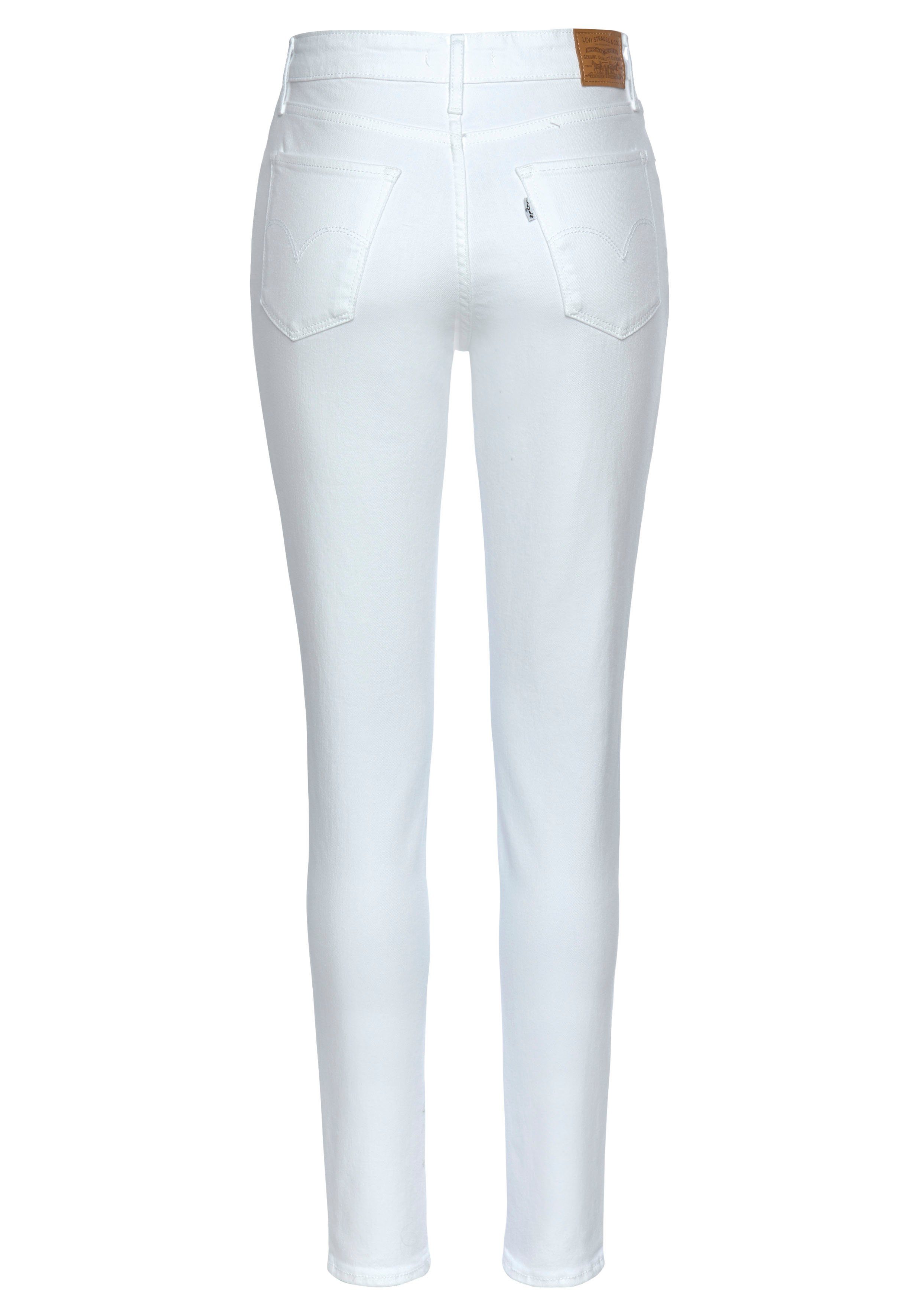 mit rise Bund skinny High Levi's® white hohem Skinny-fit-Jeans 721