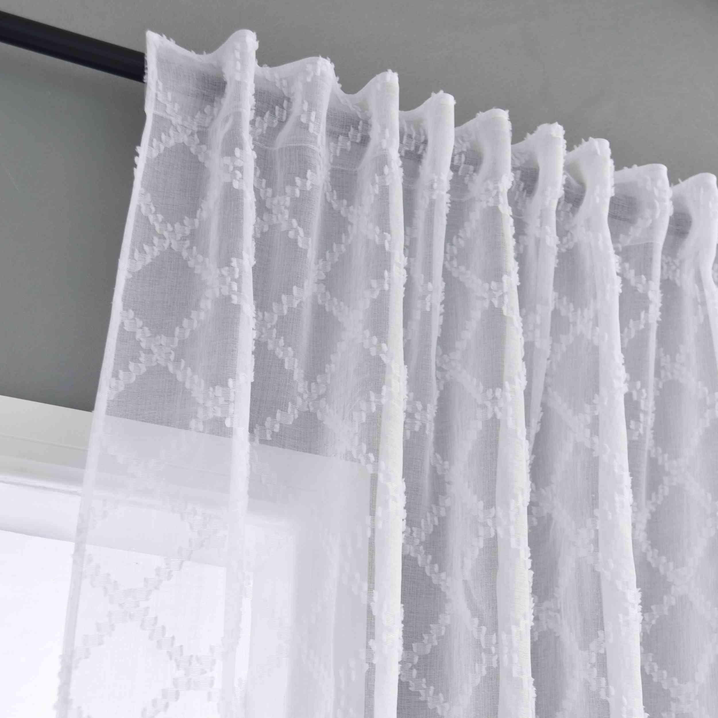 Gardinenbox Gardine (1 St), Multifunktionsband, transparent, Polyester, Diamond »VALENCIA« Multiband Scherli 2023400