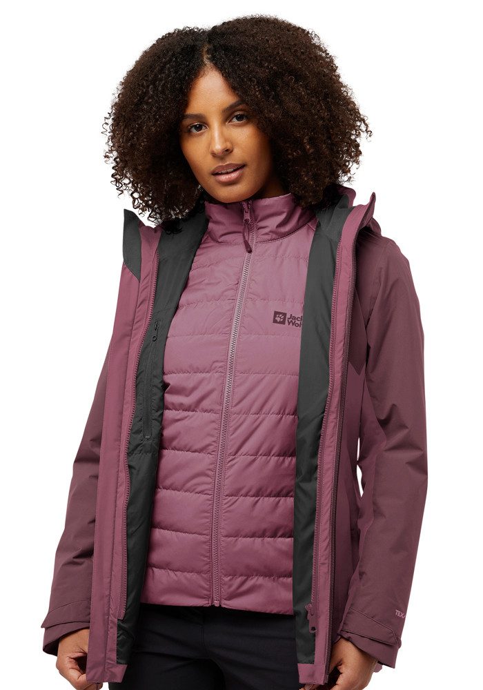 Jack Wolfskin 3-in-1-Funktionsjacke HUNBERG 3IN1 JKT W