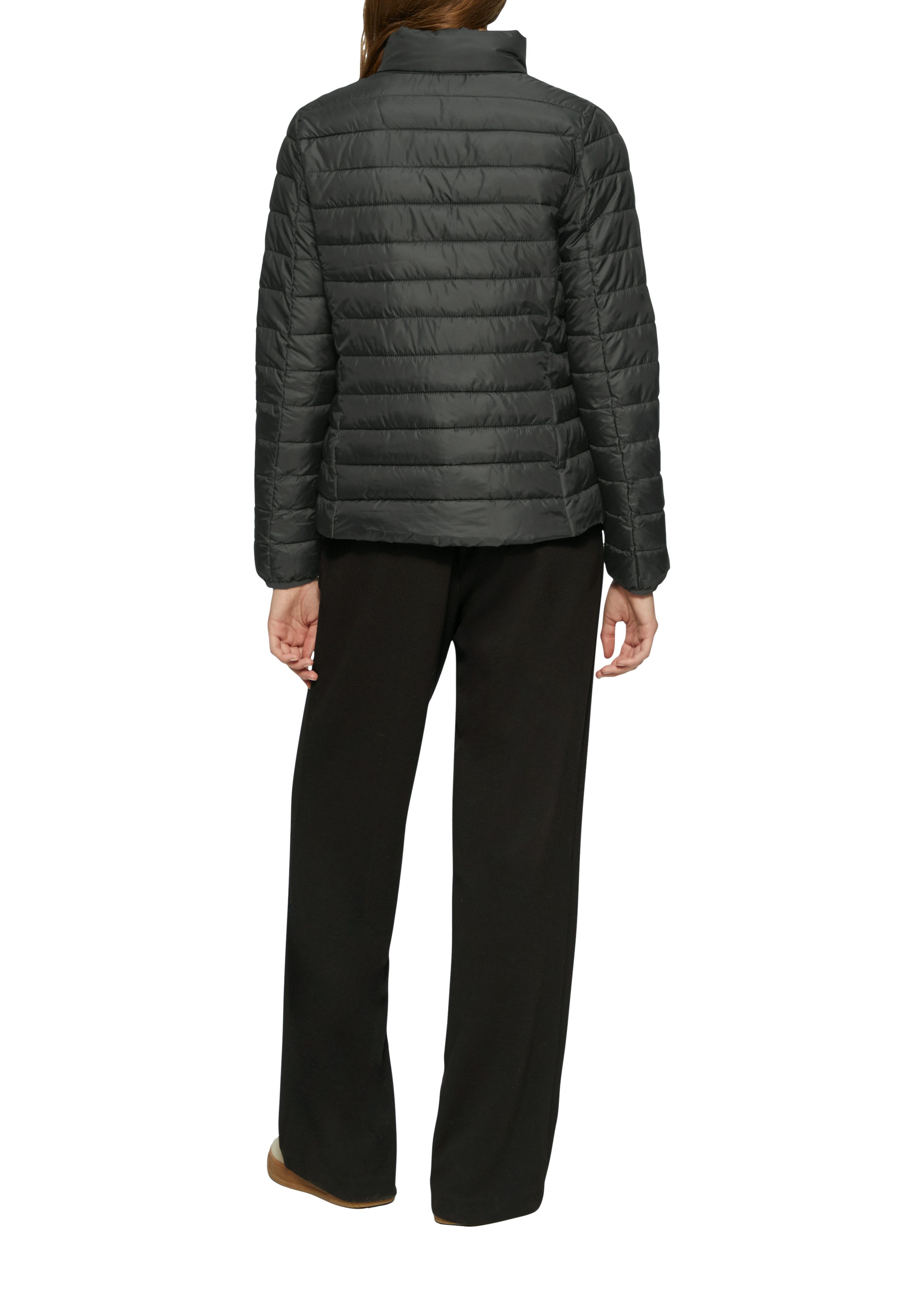 s.Oliver Steppjacke mit Reißverschluss und Stehkragen